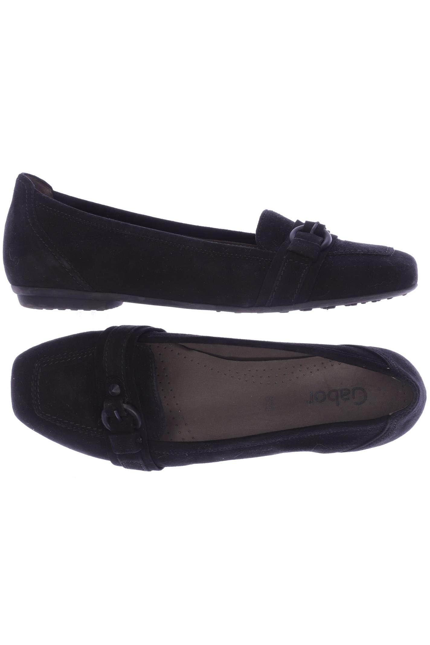 

Gabor Damen Ballerinas, schwarz, Gr. 6.5
