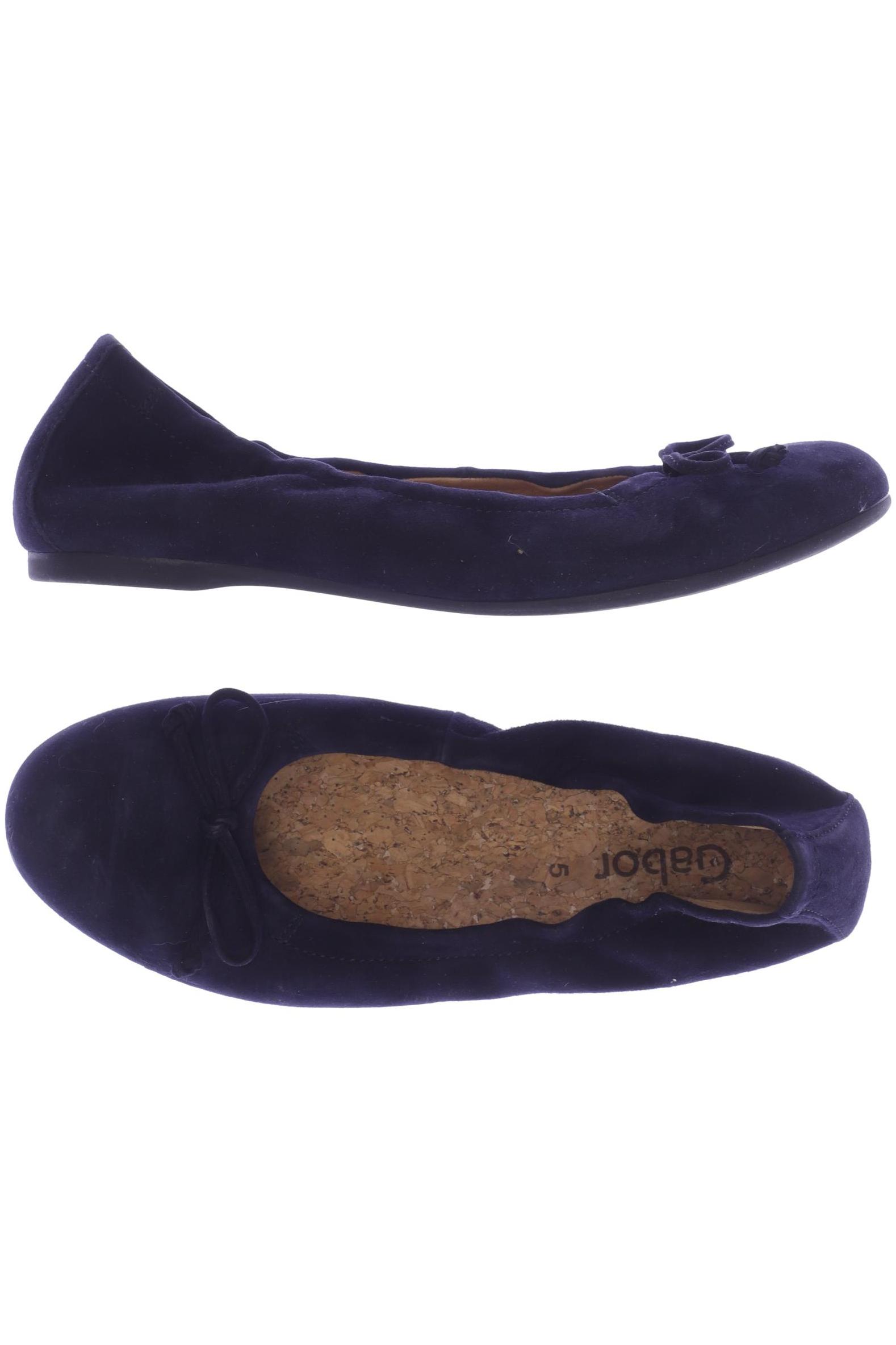 

Gabor Damen Ballerinas, marineblau, Gr. 5