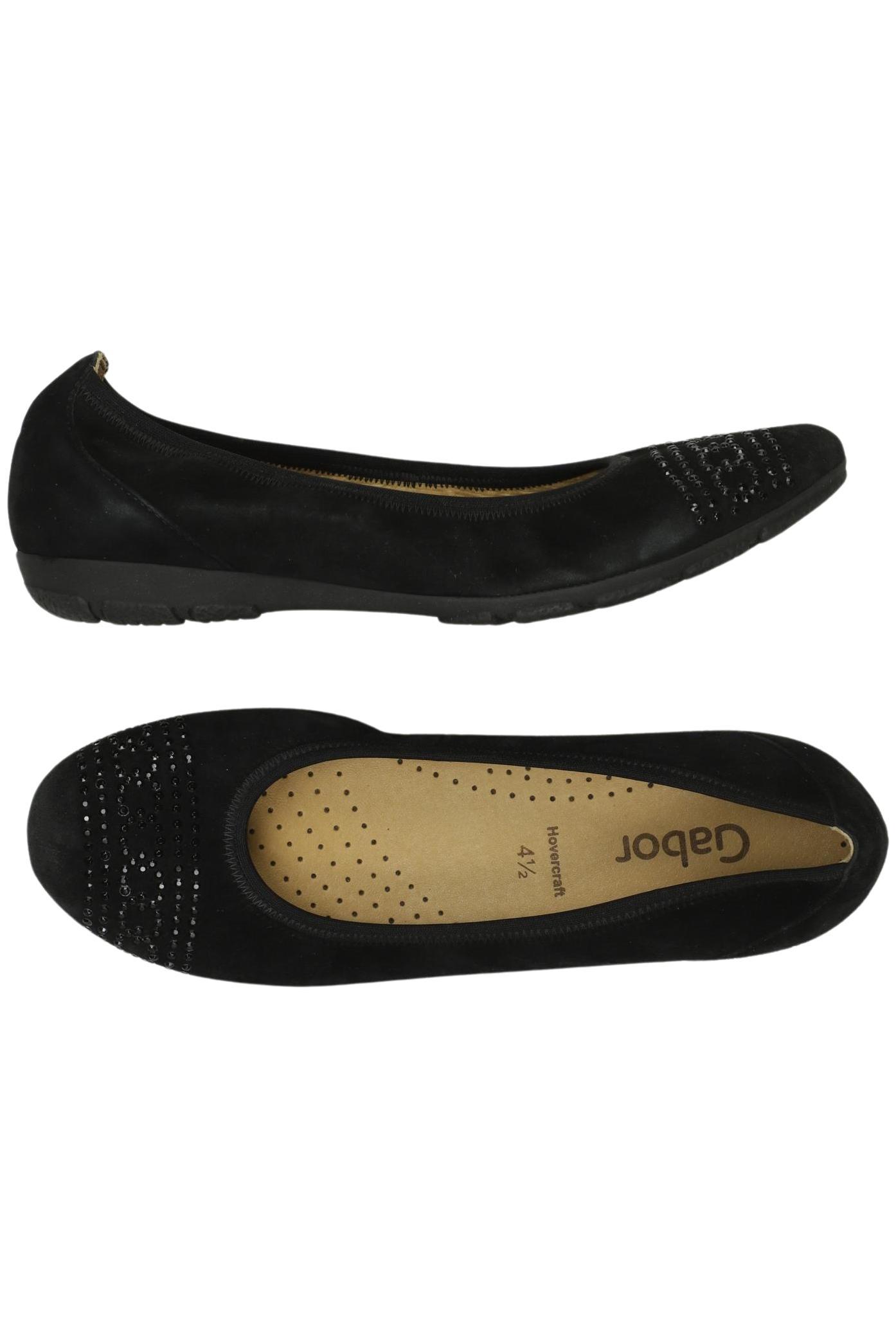 

Gabor Damen Ballerinas, schwarz, Gr. 4.5
