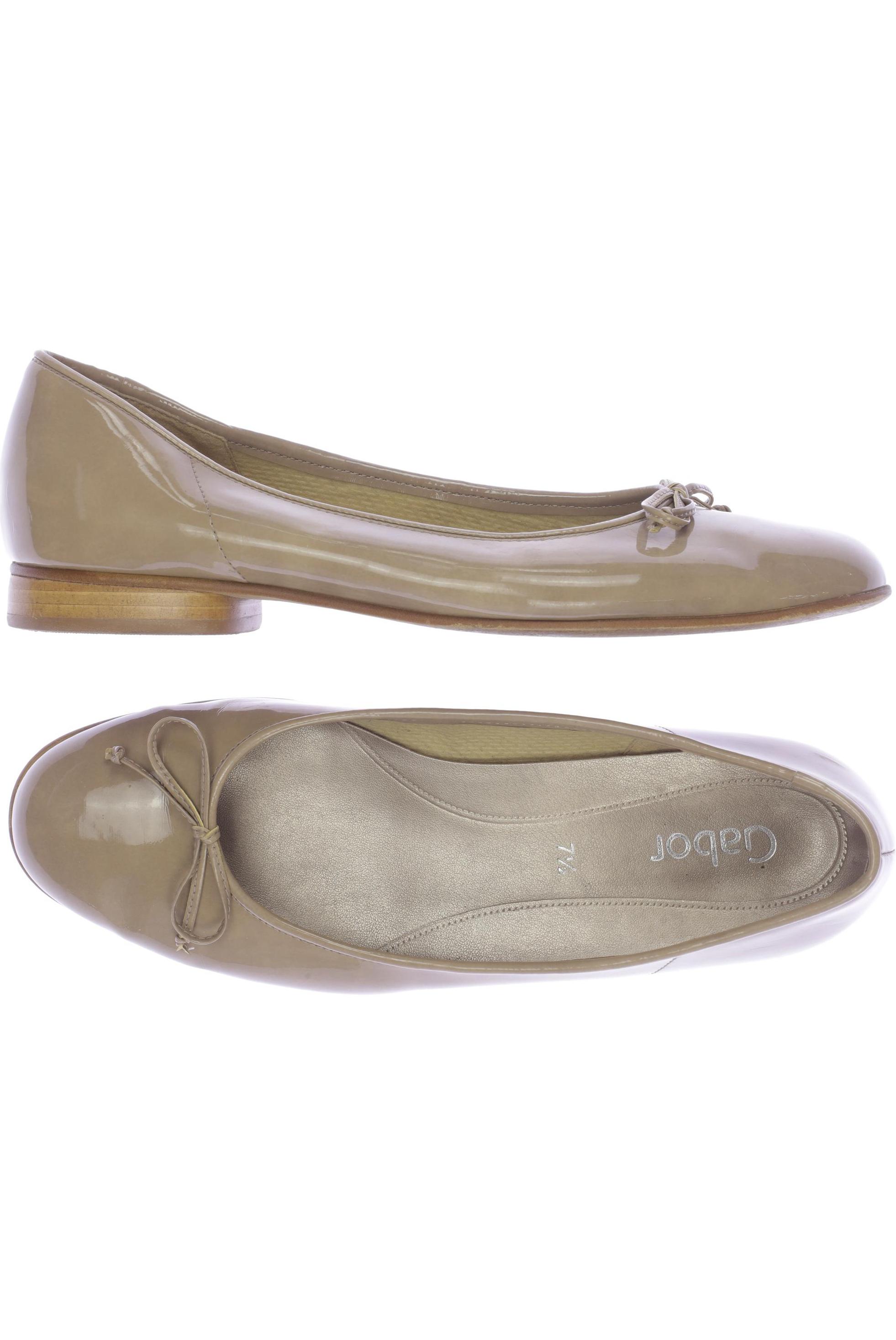 

Gabor Damen Ballerinas, beige, Gr. 7.5