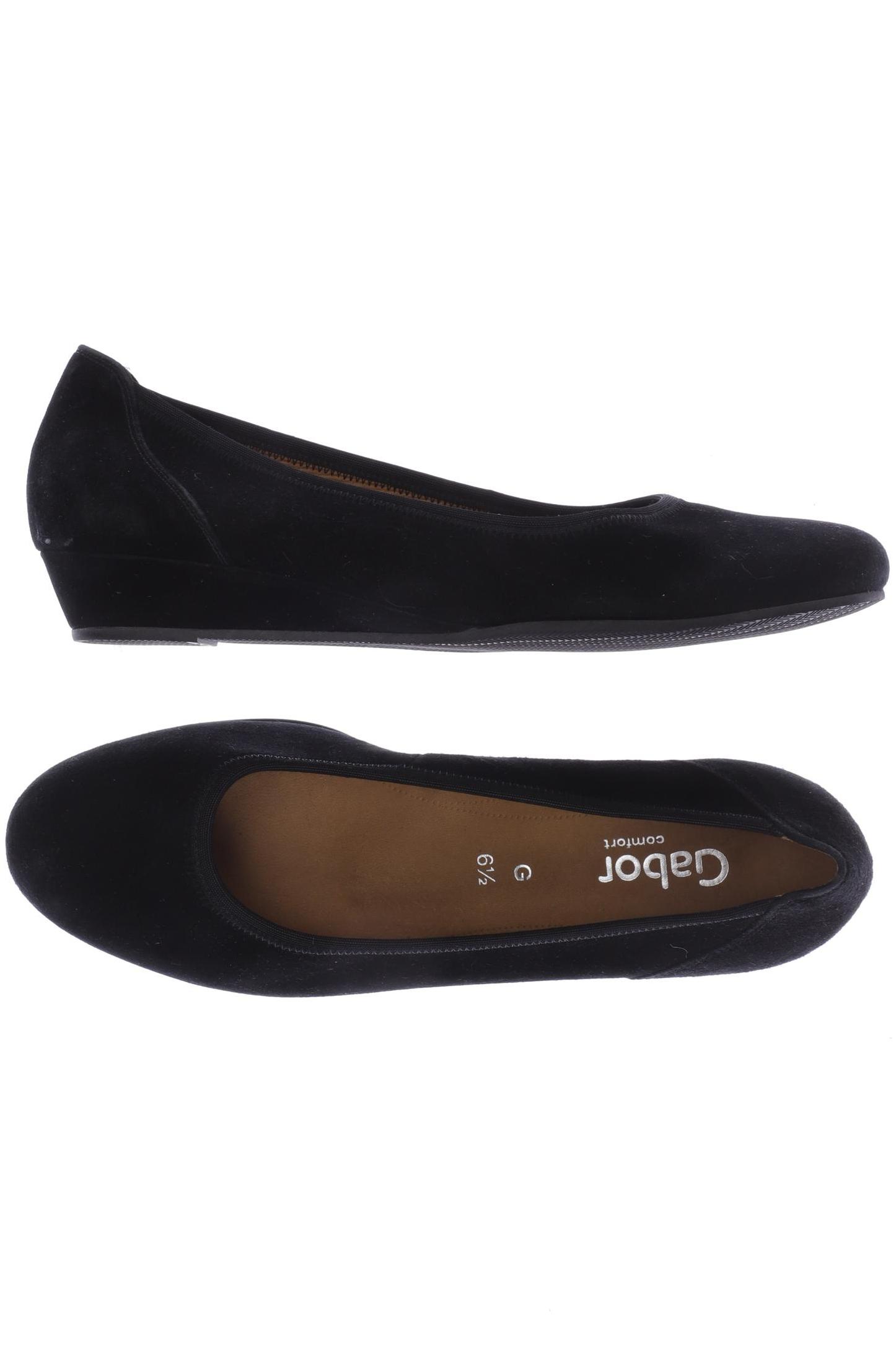 

Gabor Damen Ballerinas, schwarz, Gr. 6.5