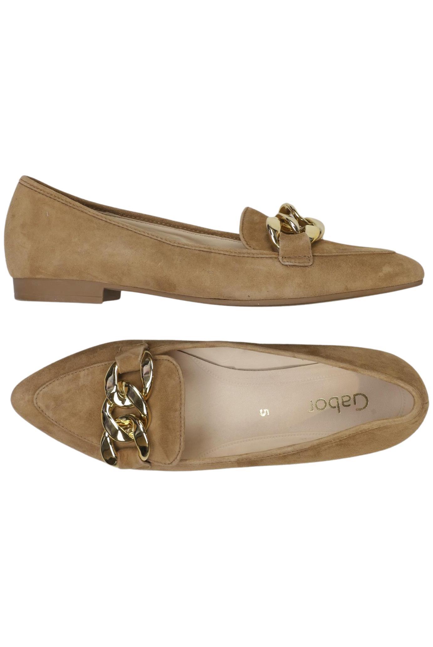 

Gabor Damen Ballerinas, beige, Gr. 5