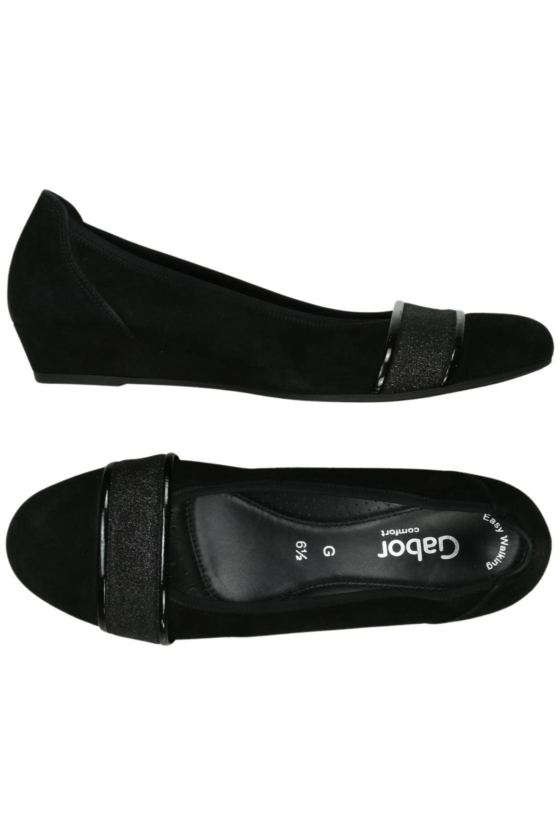 

Gabor Damen Ballerinas, schwarz, Gr. 6.5