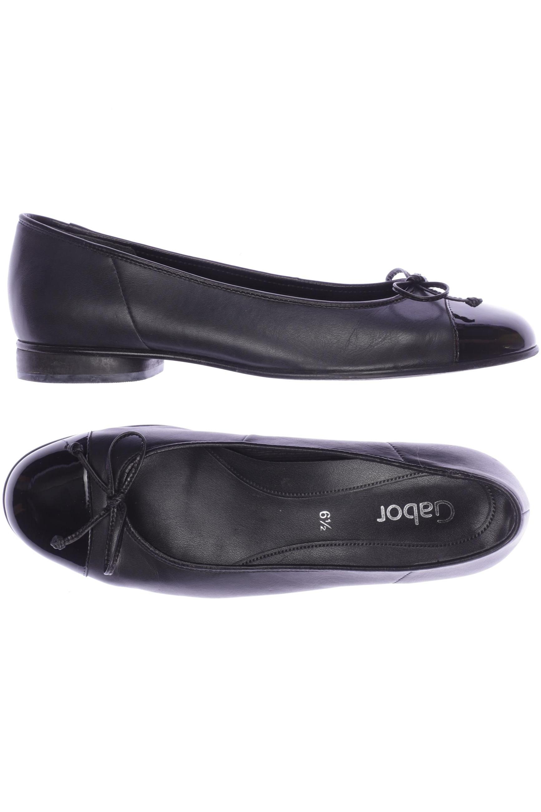 

Gabor Damen Ballerinas, schwarz, Gr. 6.5