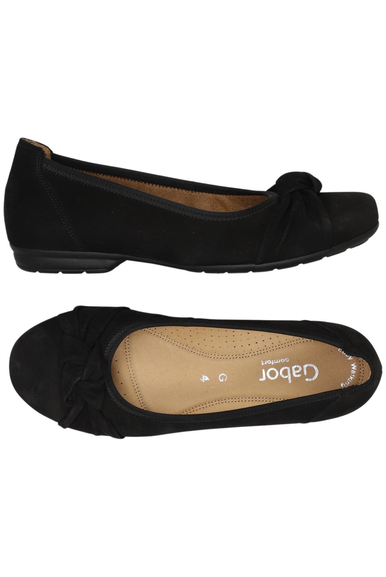 

Gabor Damen Ballerinas, schwarz, Gr. 4