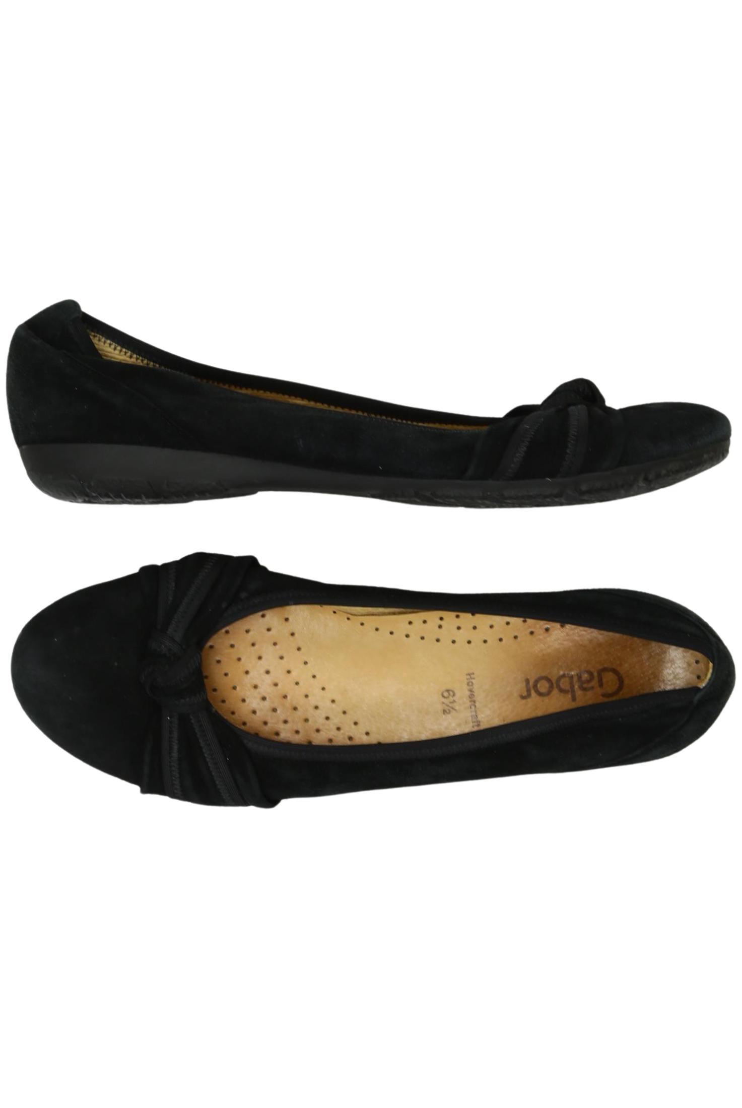 

Gabor Damen Ballerinas, schwarz, Gr. 6.5