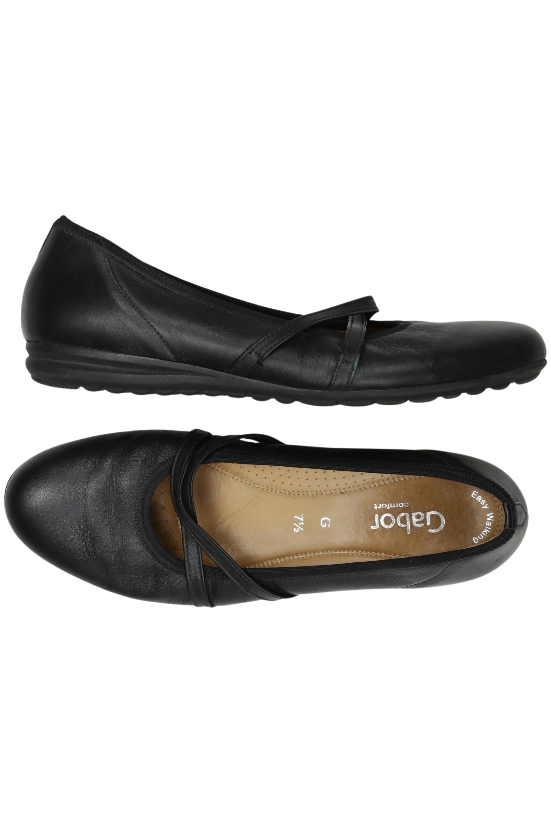 

Gabor Damen Ballerinas, schwarz, Gr. 7.5