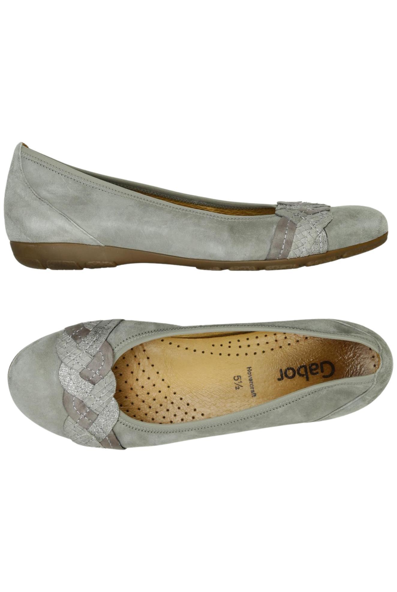 

Gabor Damen Ballerinas, grau, Gr. 5.5