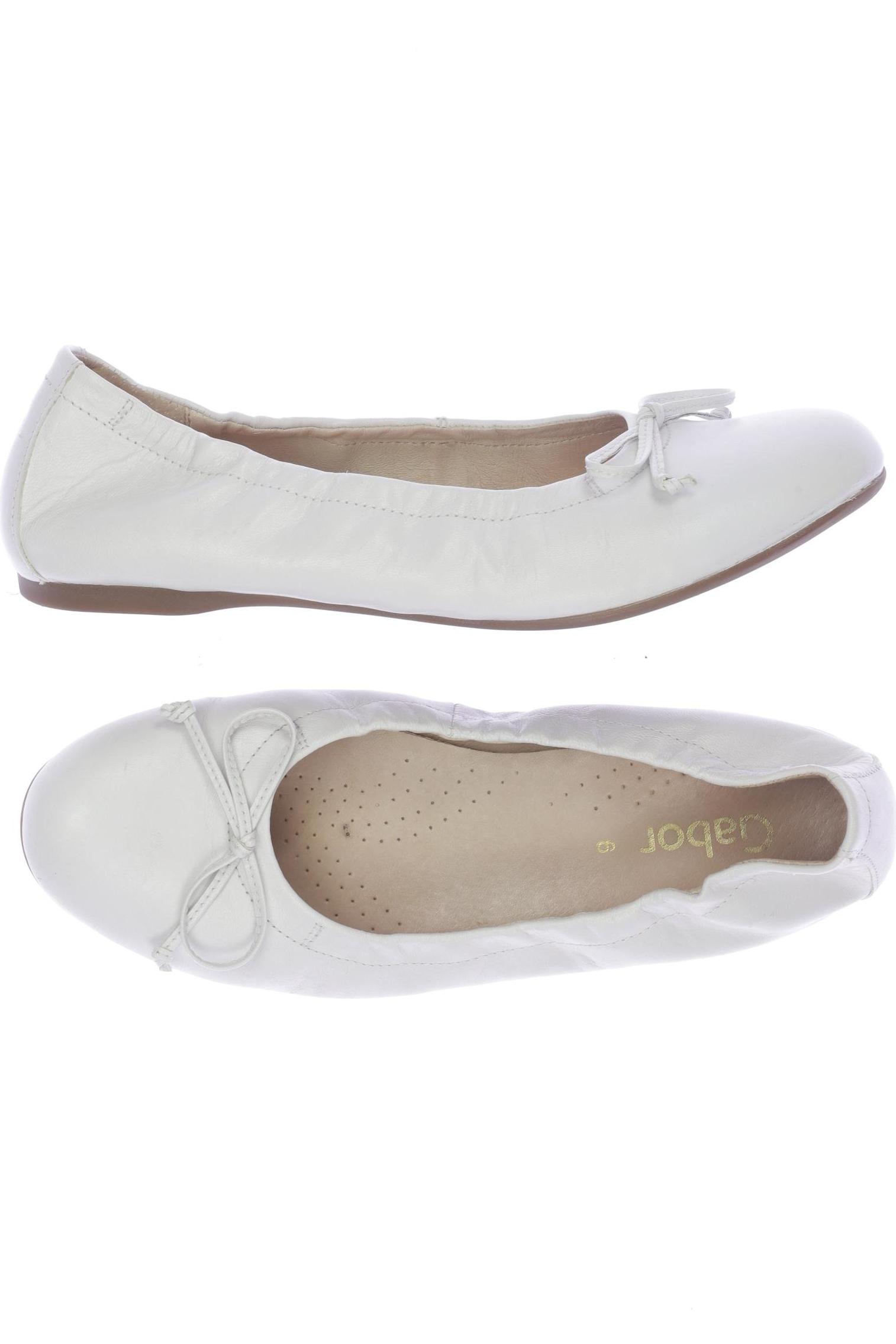 

Gabor Damen Ballerinas, weiß, Gr. 6