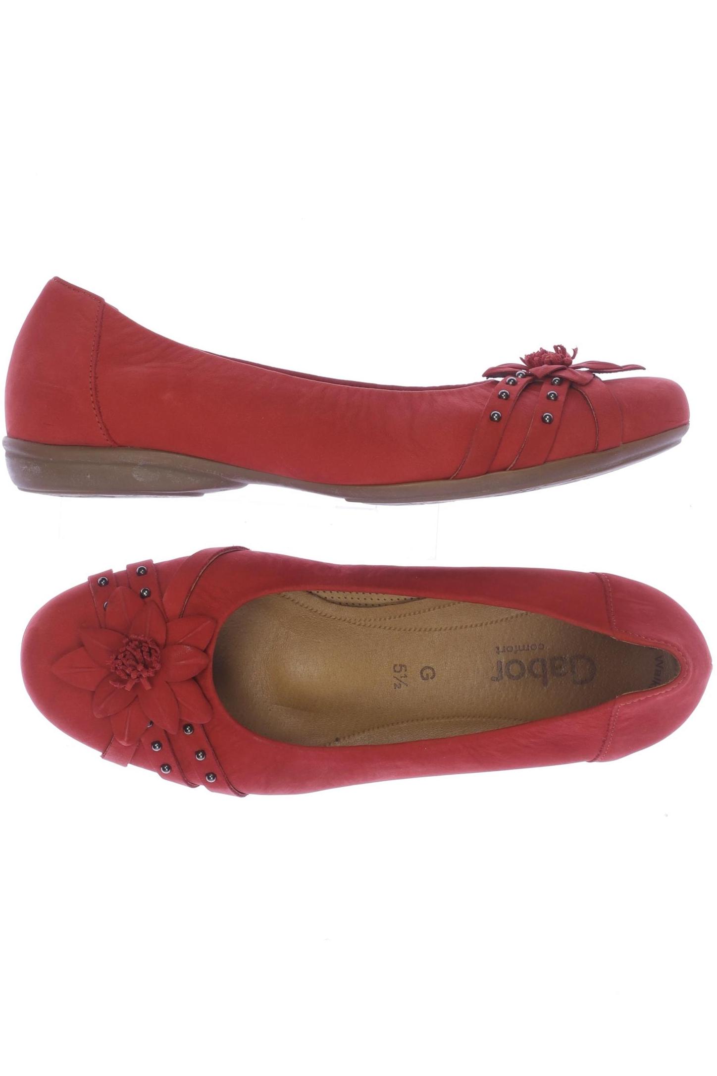 

Gabor Damen Ballerinas, rot, Gr. 5.5
