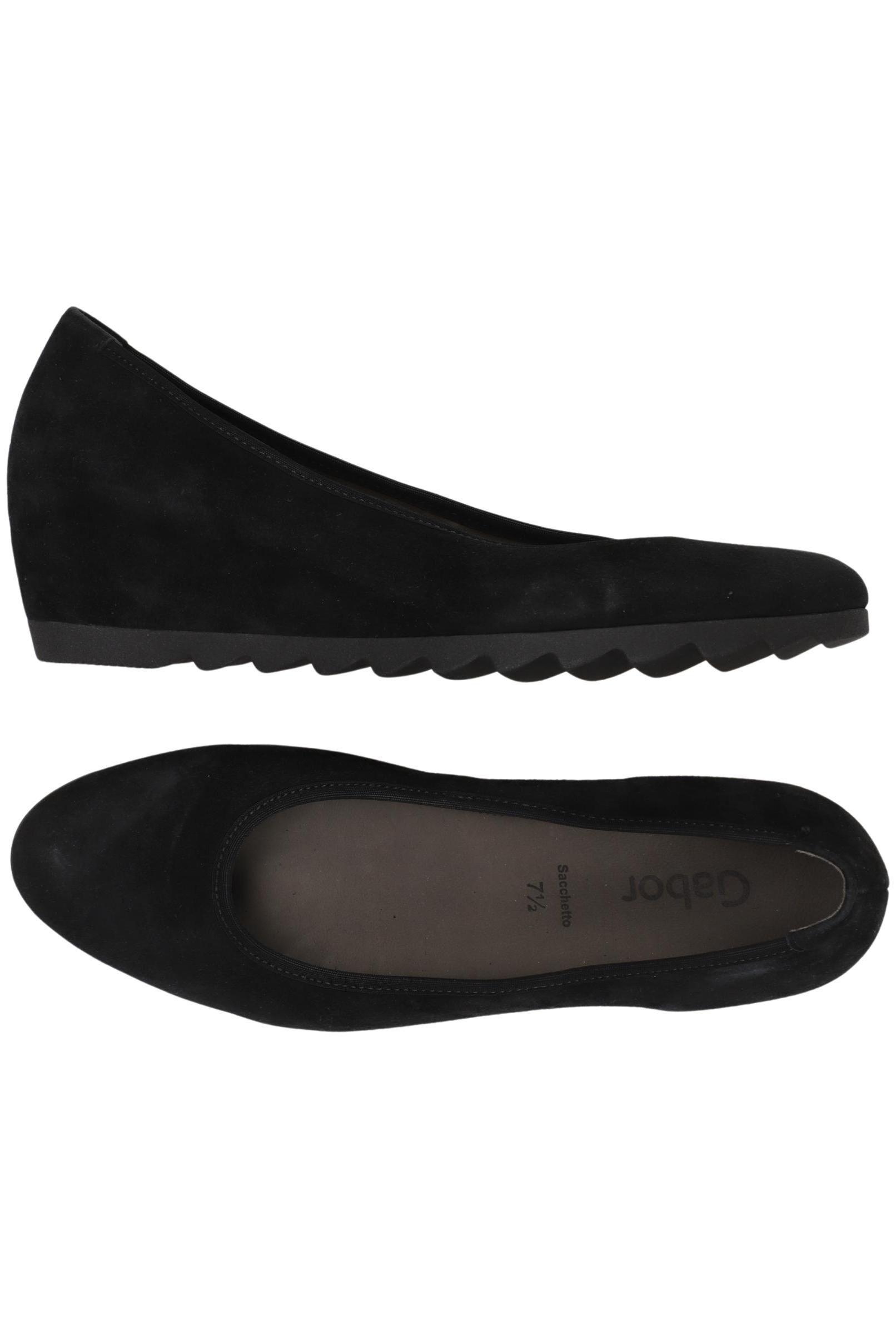 

Gabor Damen Ballerinas, schwarz, Gr. 7.5