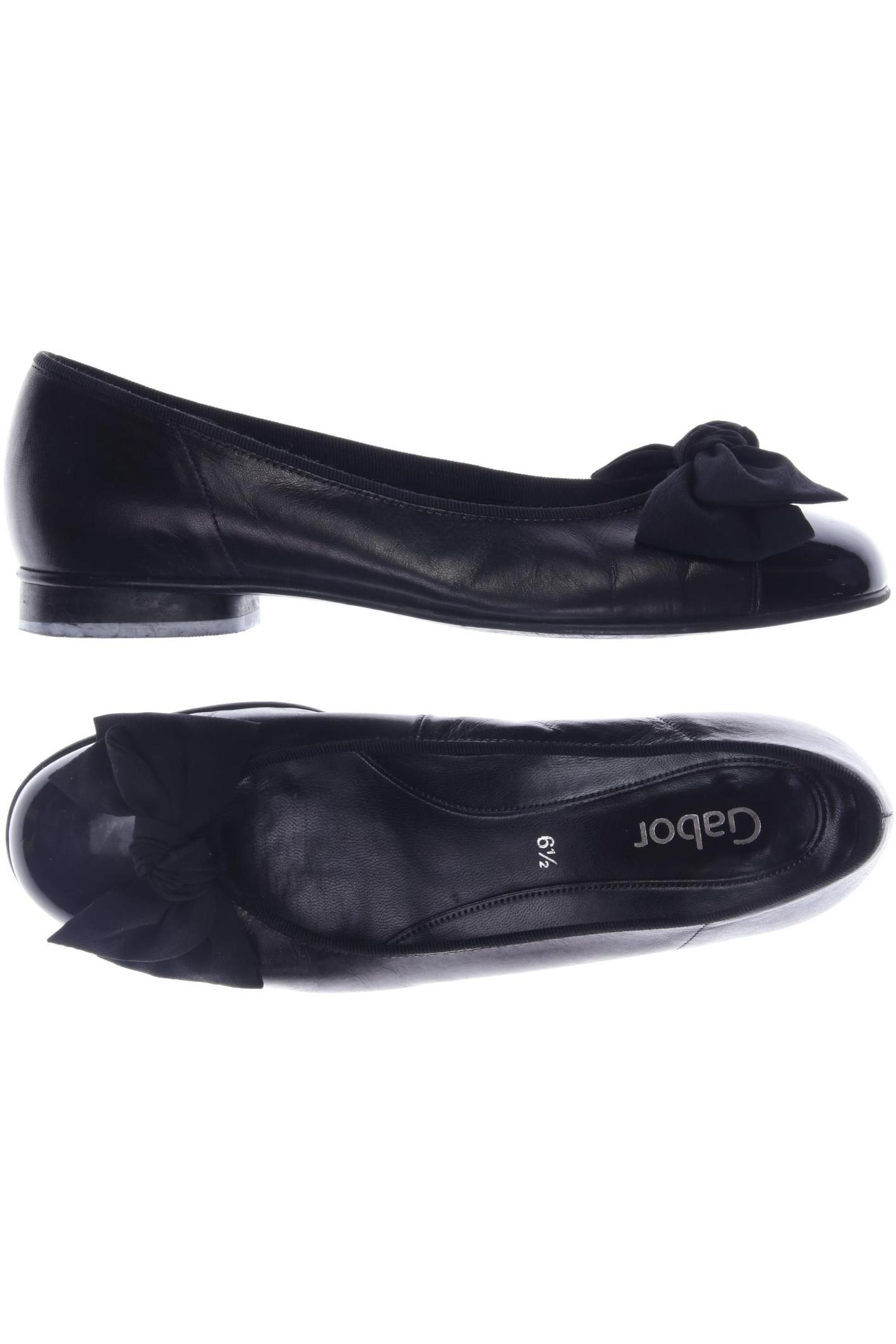 

Gabor Damen Ballerinas, schwarz, Gr. 6.5