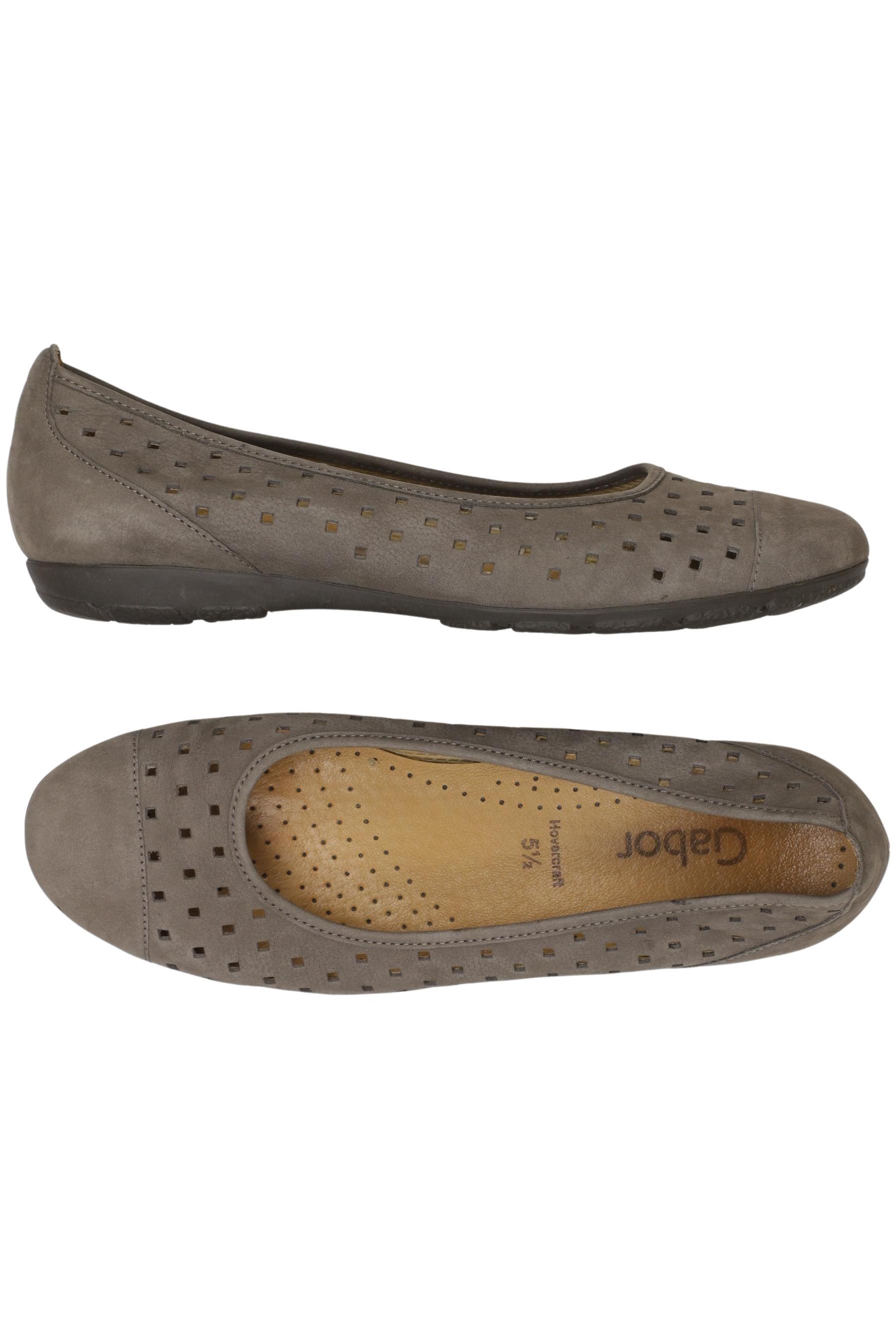 

Gabor Damen Ballerinas, grau, Gr. 5.5