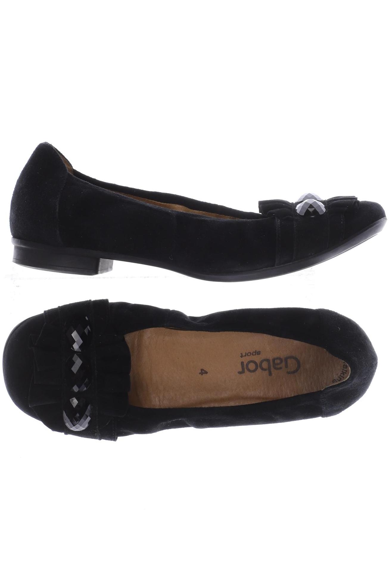 

Gabor Damen Ballerinas, schwarz, Gr. 4