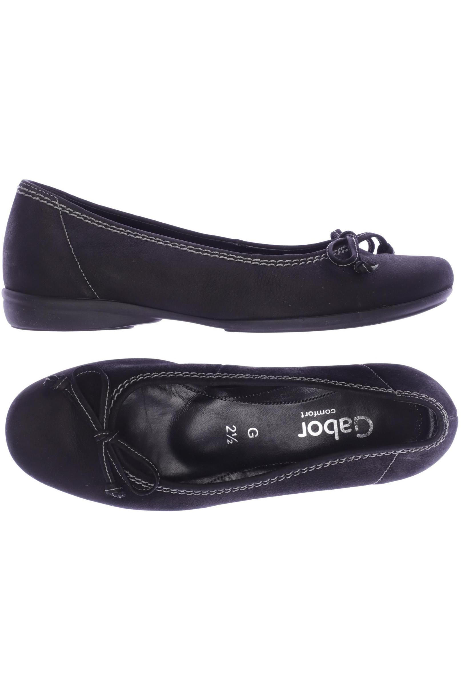 

Gabor Damen Ballerinas, schwarz, Gr. 2.5