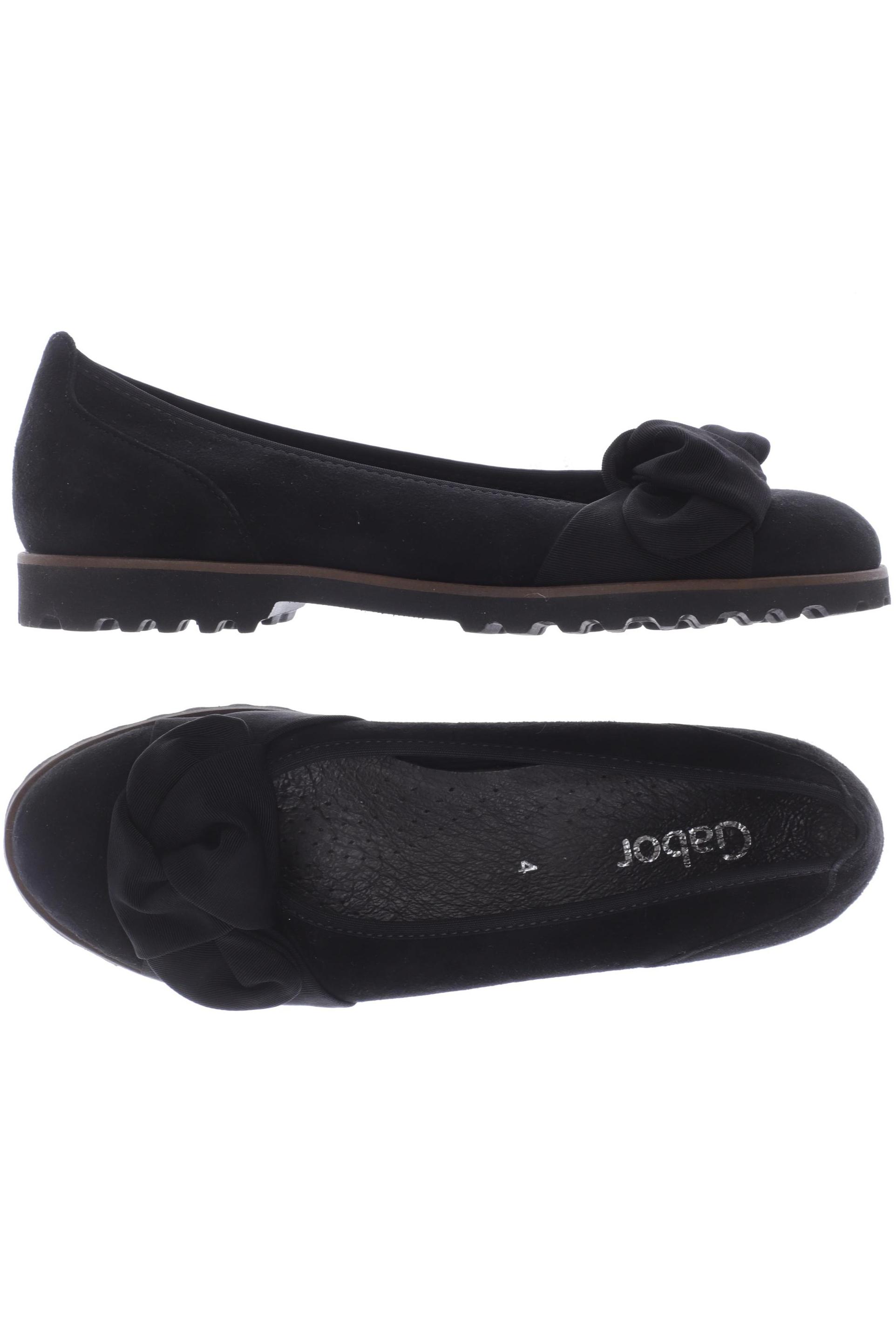 

Gabor Damen Ballerinas, schwarz, Gr. 4