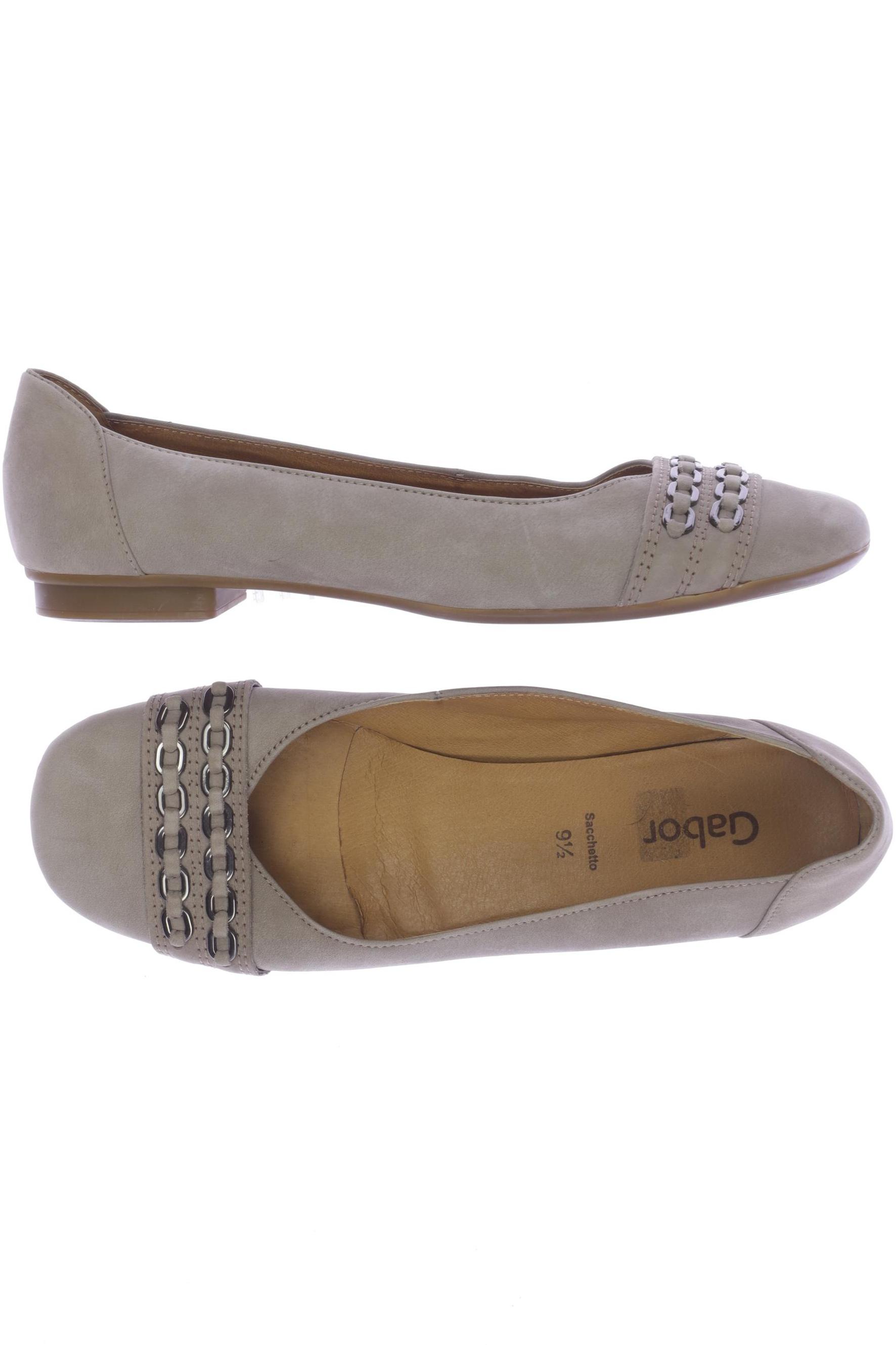 

Gabor Damen Ballerinas, beige, Gr. 9.5