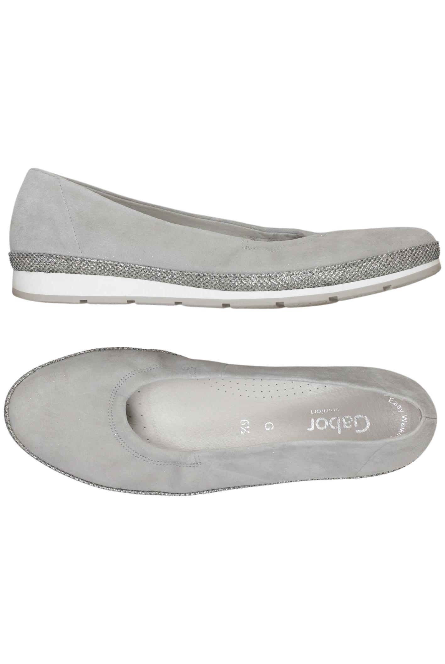 

Gabor Damen Ballerinas, grau, Gr. 6.5