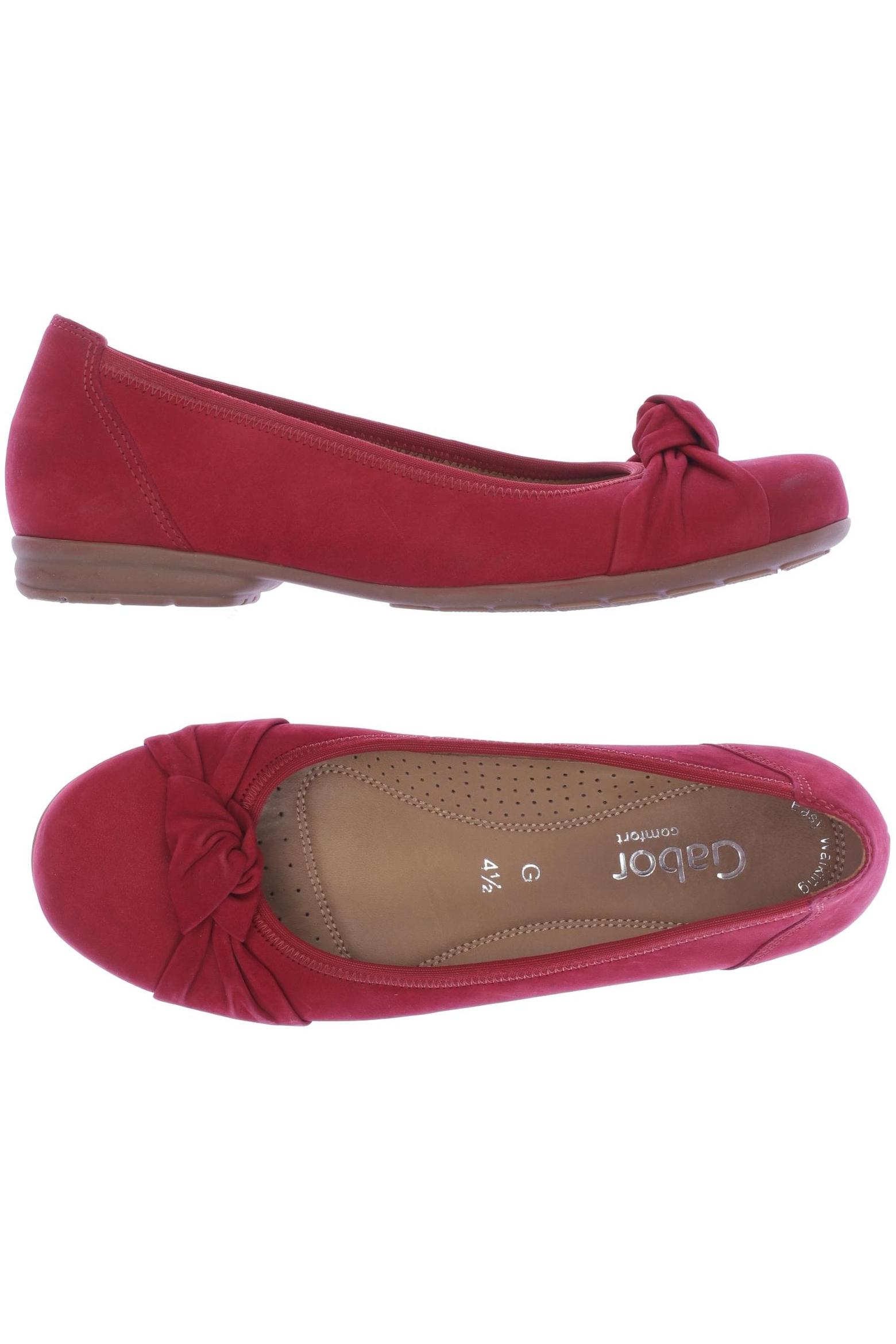 

Gabor Damen Ballerinas, rot, Gr. 4.5