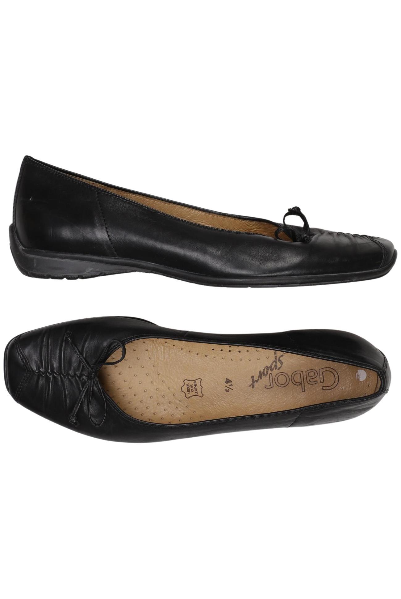 

Gabor Damen Ballerinas, schwarz, Gr. 4.5