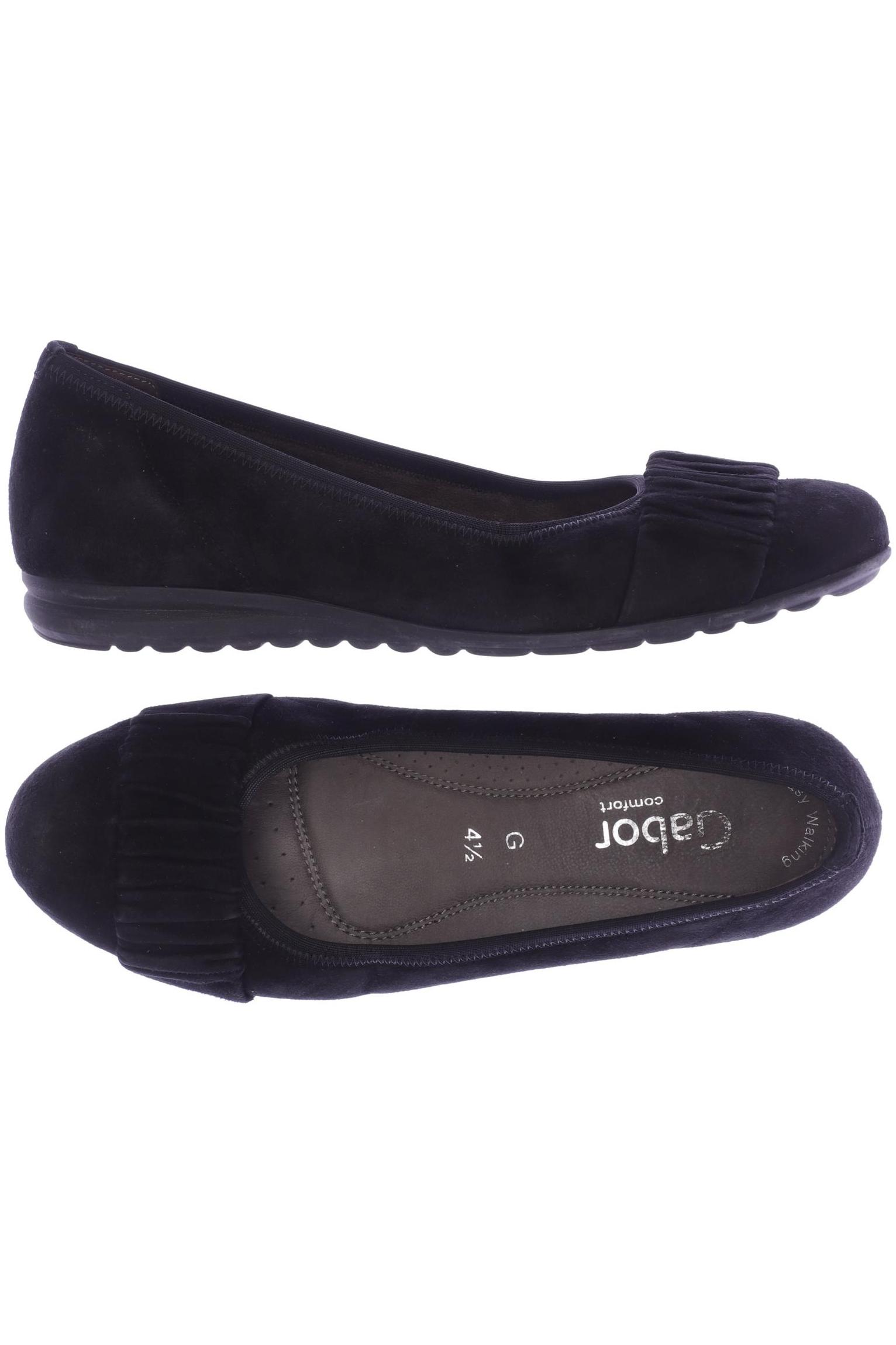 

Gabor Damen Ballerinas, schwarz, Gr. 4.5