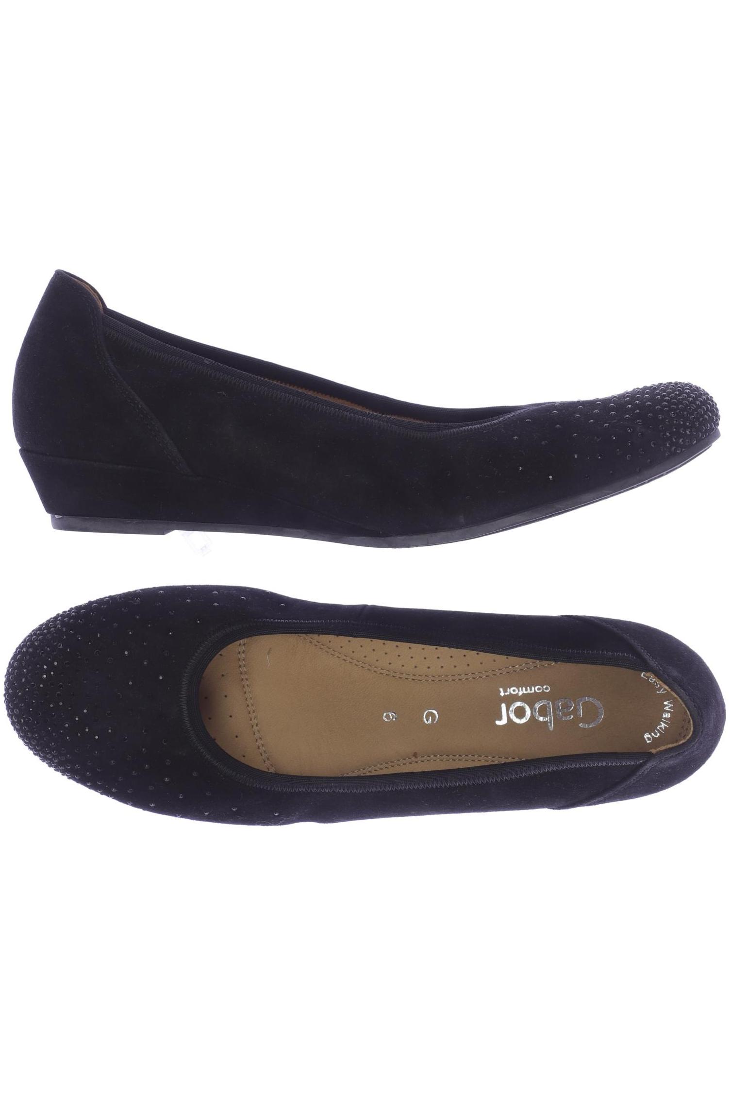 

Gabor Damen Ballerinas, schwarz, Gr. 6