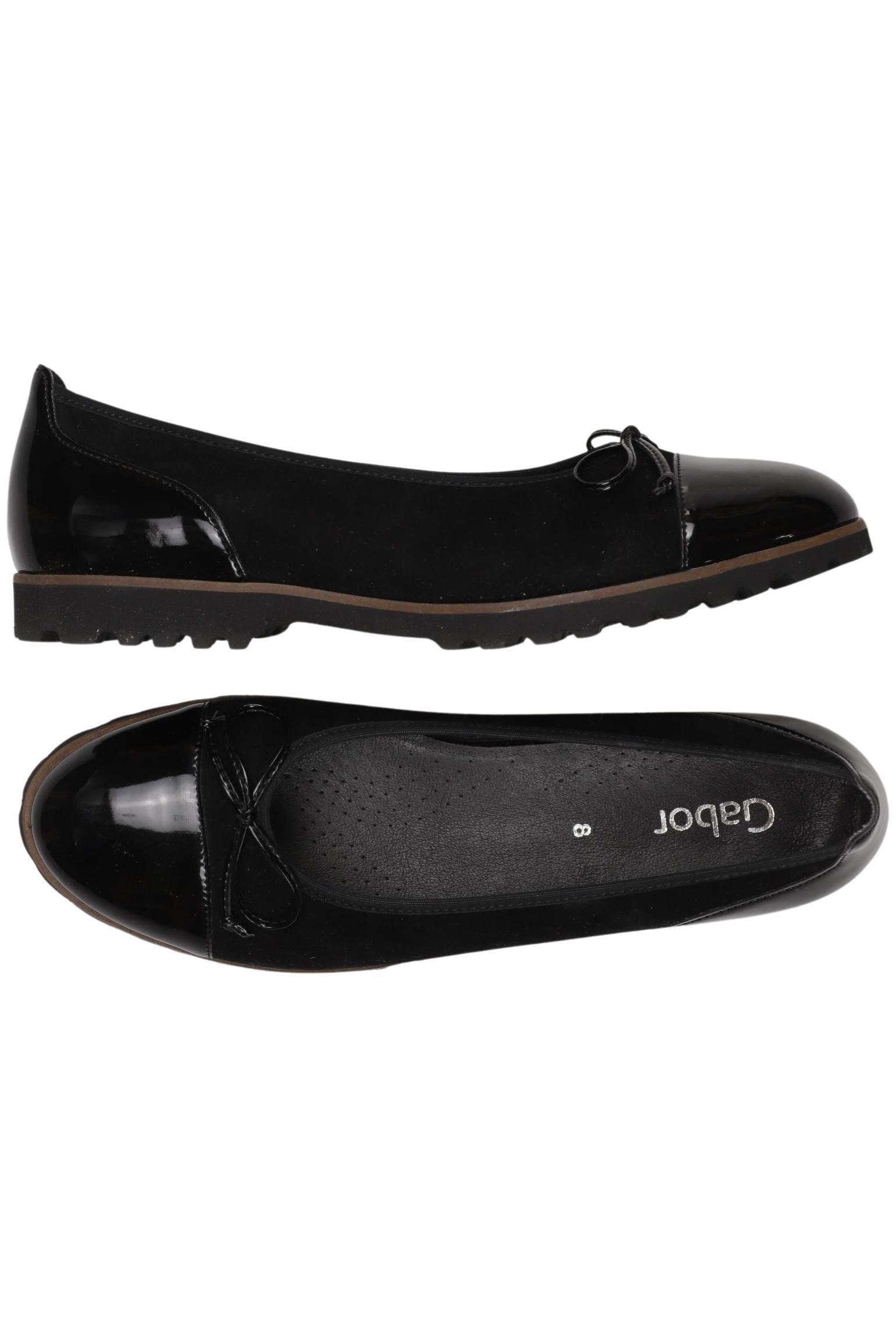 

Gabor Damen Ballerinas, schwarz, Gr. 8