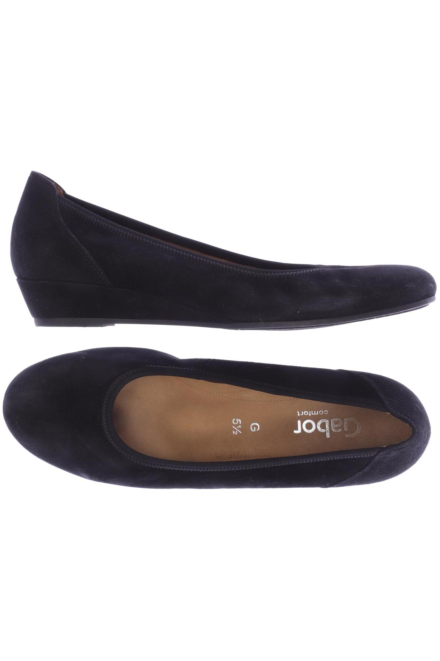 

Gabor Damen Ballerinas, schwarz, Gr. 5.5