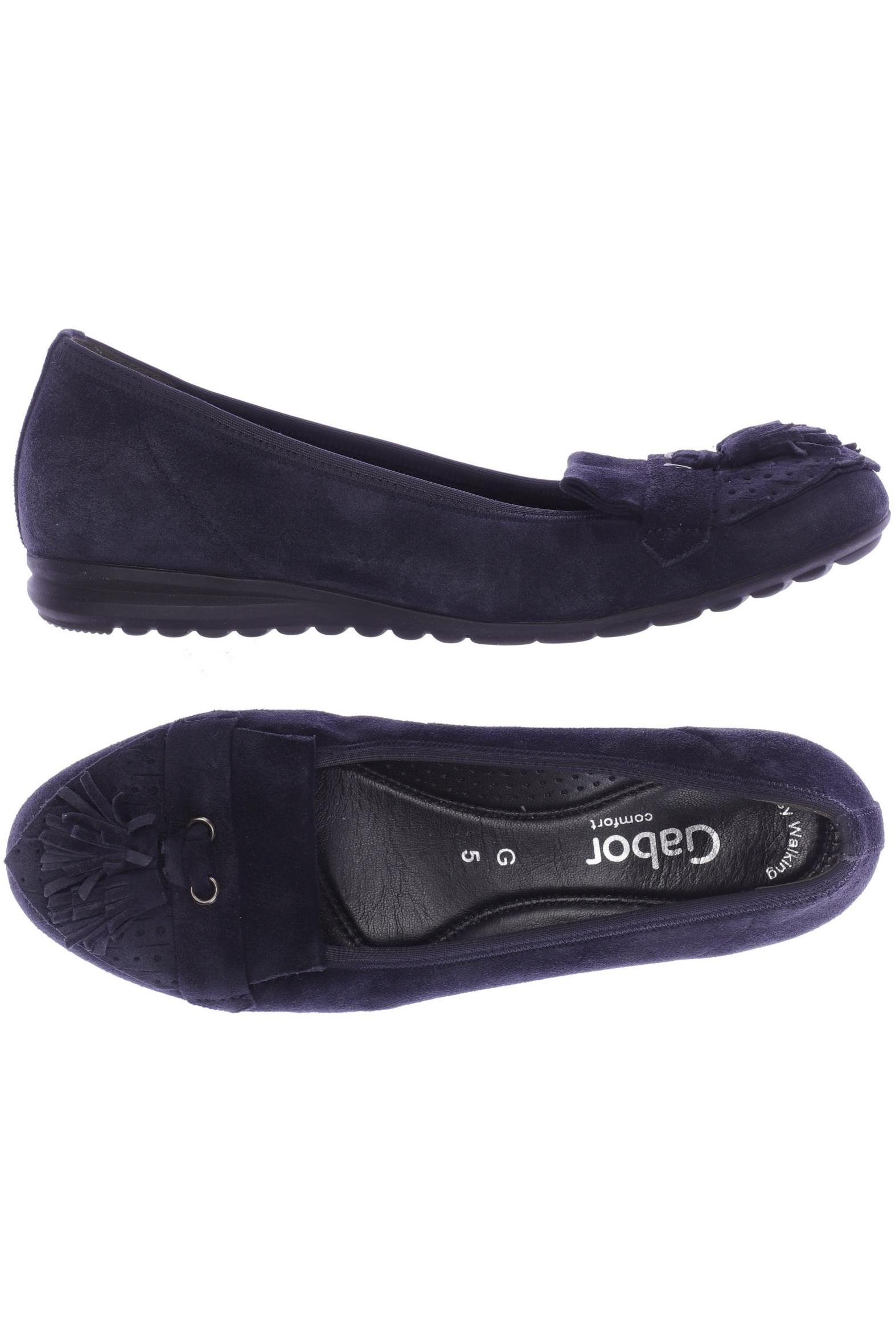 

Gabor Damen Ballerinas, marineblau, Gr. 5