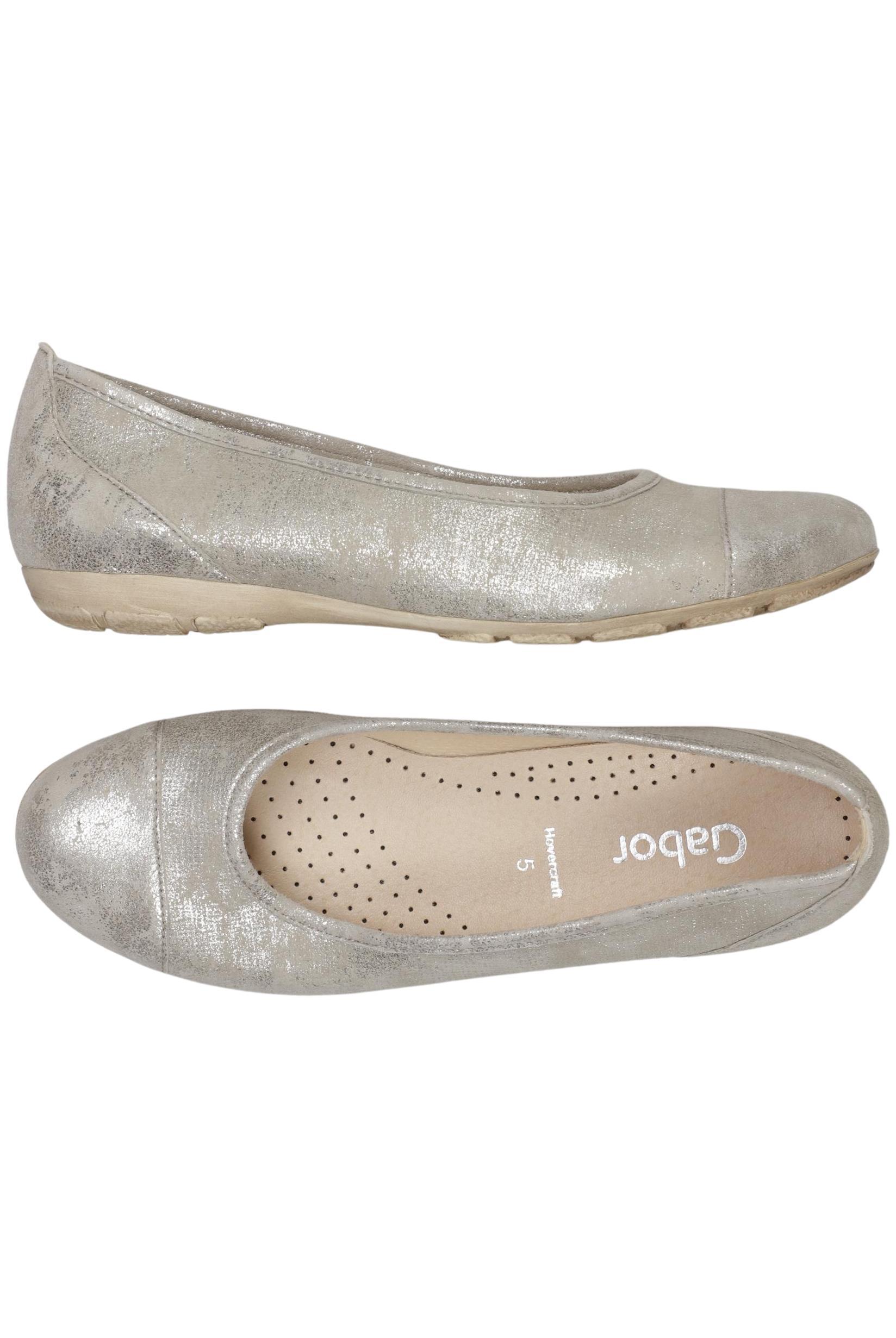

Gabor Damen Ballerinas, silber, Gr. 5