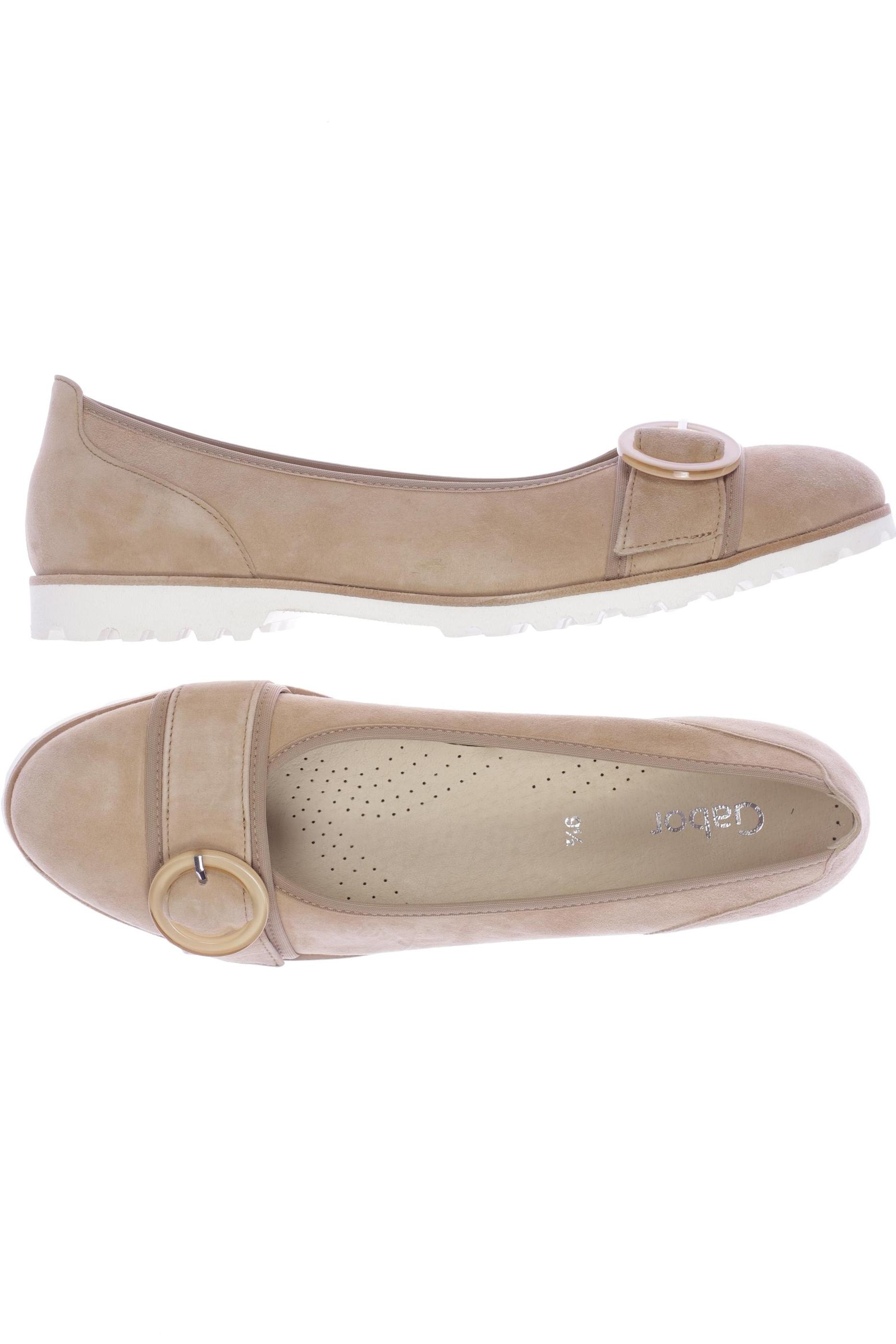

Gabor Damen Ballerinas, beige, Gr. 9.5
