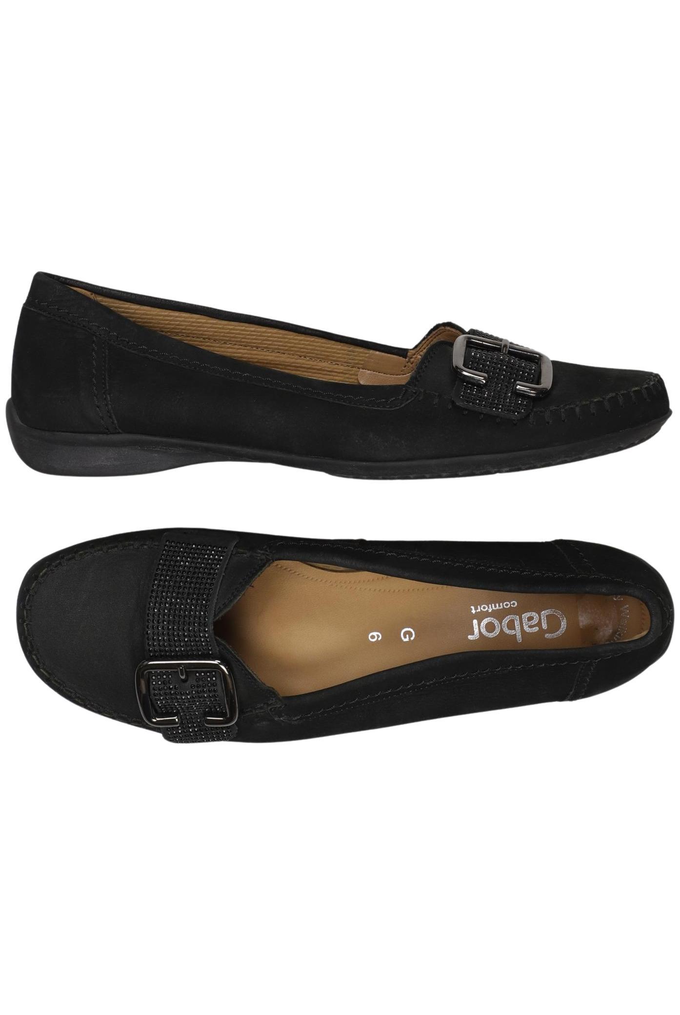 

Gabor Damen Ballerinas, schwarz, Gr. 6