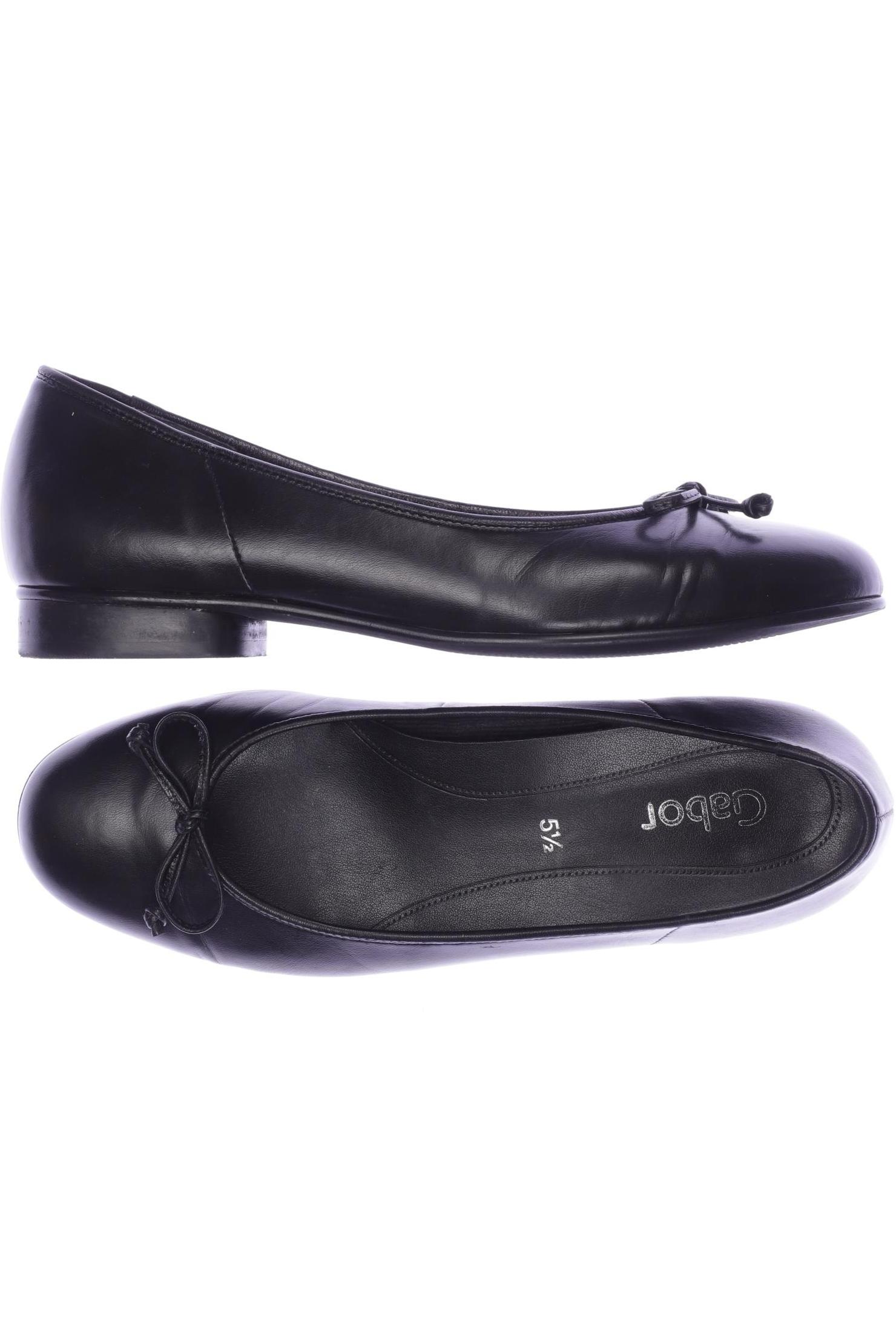 

Gabor Damen Ballerinas, schwarz, Gr. 5.5