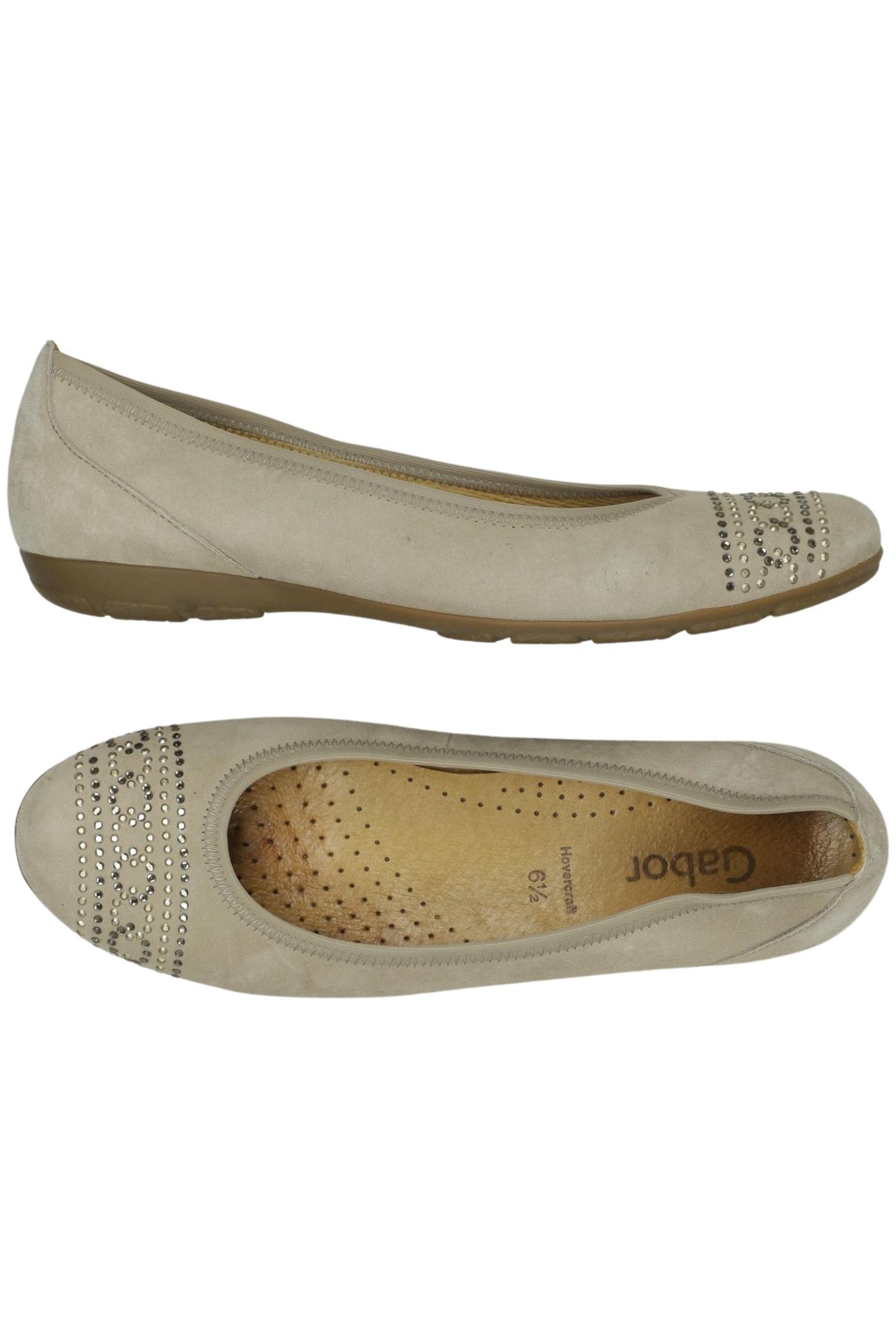

Gabor Damen Ballerinas, beige, Gr. 6.5