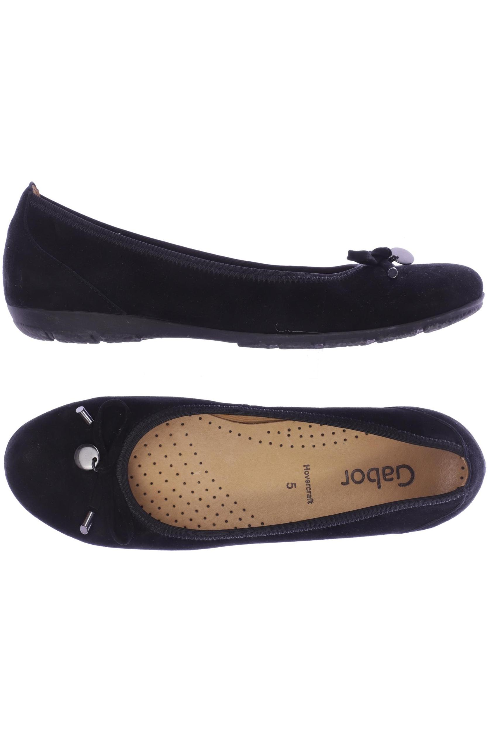 

Gabor Damen Ballerinas, schwarz, Gr. 5