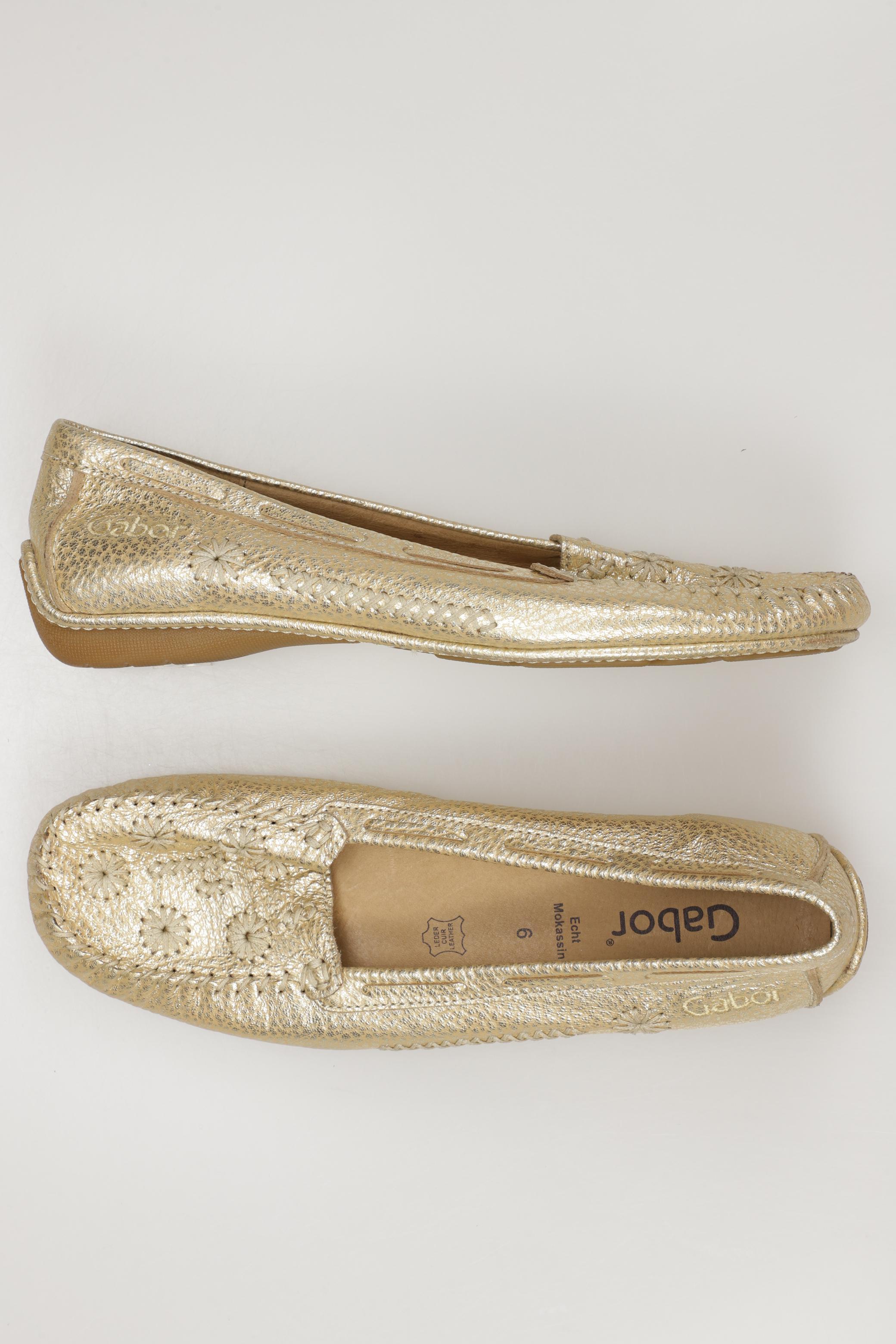 

Gabor Damen Ballerinas, gold, Gr. 6