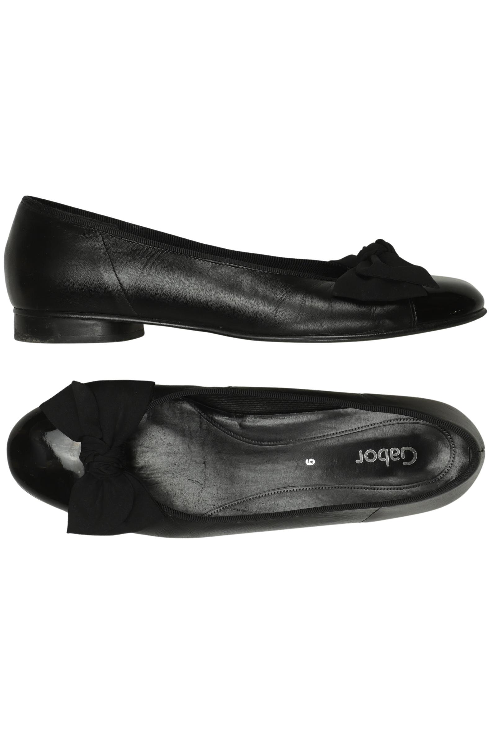 

Gabor Damen Ballerinas, schwarz, Gr. 9