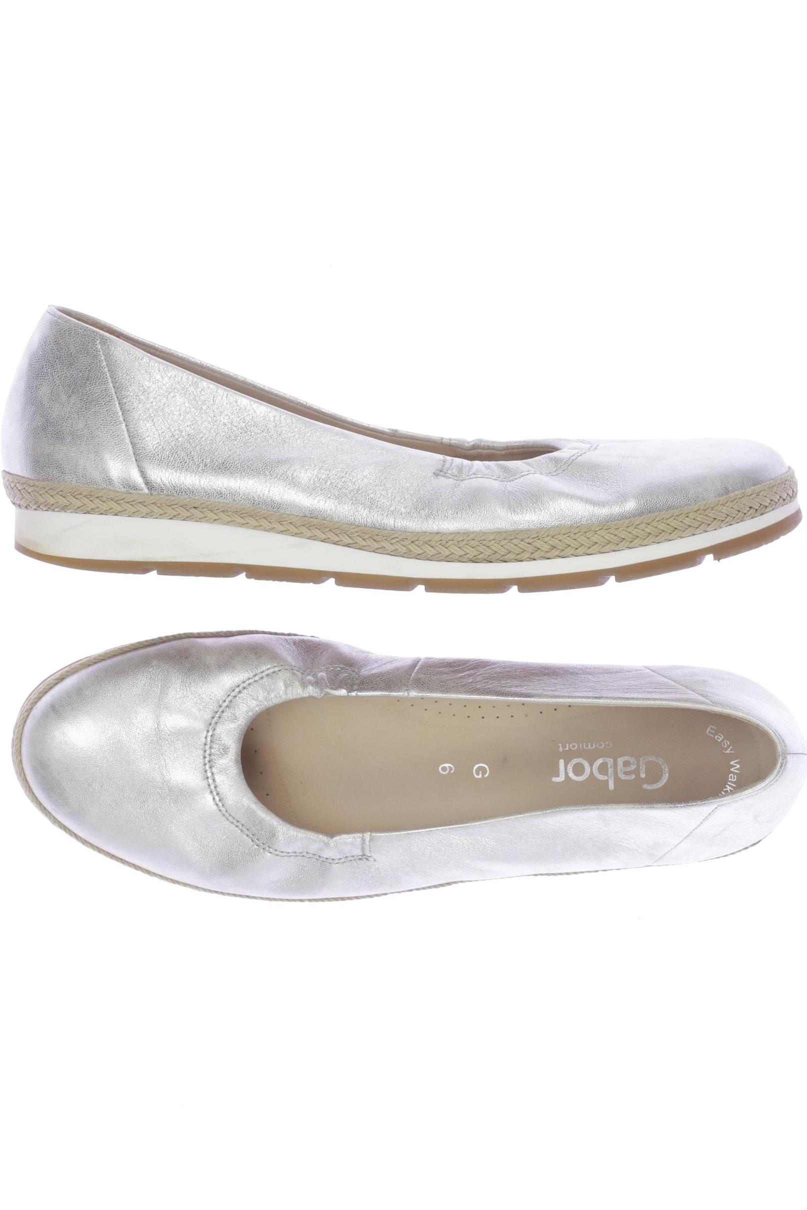 

Gabor Damen Ballerinas, silber, Gr. 6
