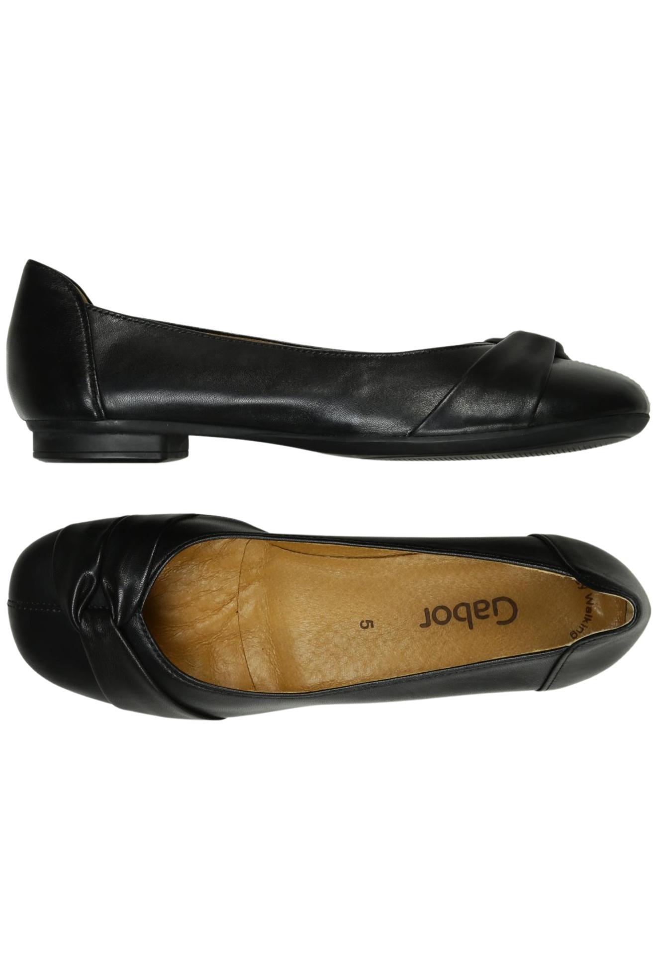 

Gabor Damen Ballerinas, schwarz, Gr. 5