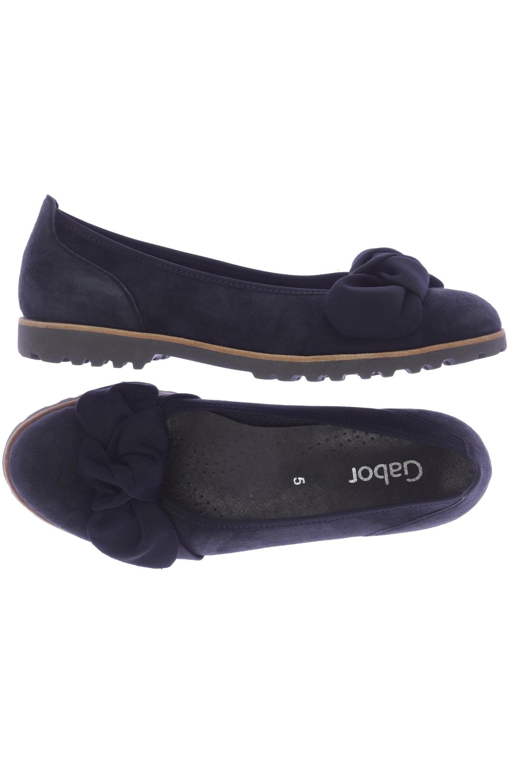 

Gabor Damen Ballerinas, marineblau, Gr. 5