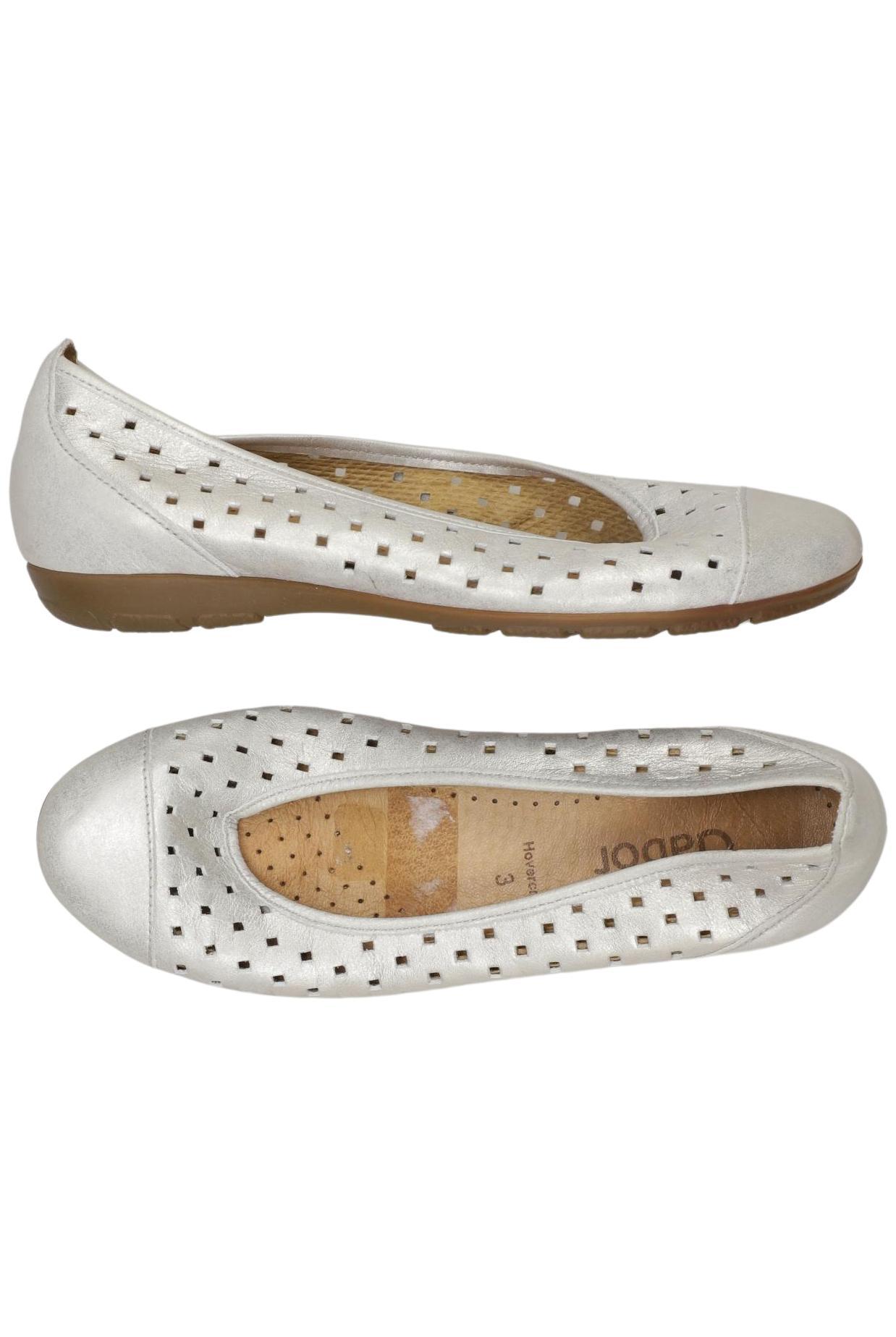 

Gabor Damen Ballerinas, silber, Gr. 3