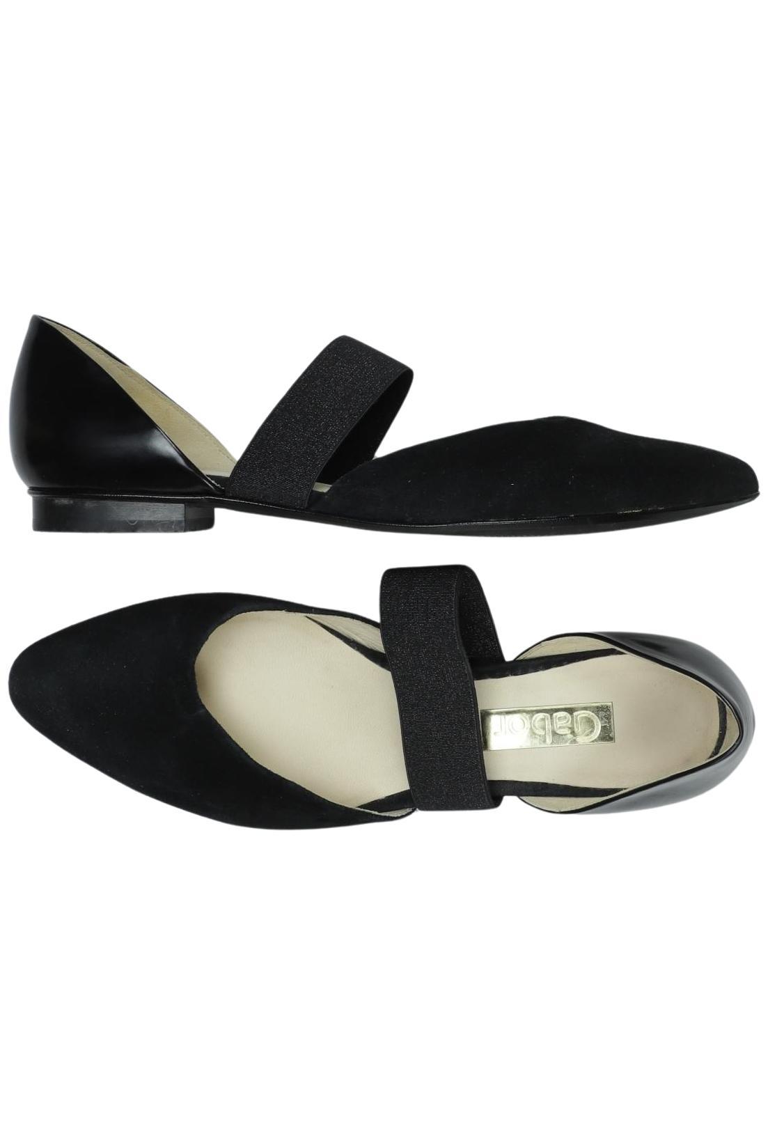 

Gabor Damen Ballerinas, schwarz, Gr. 6.5