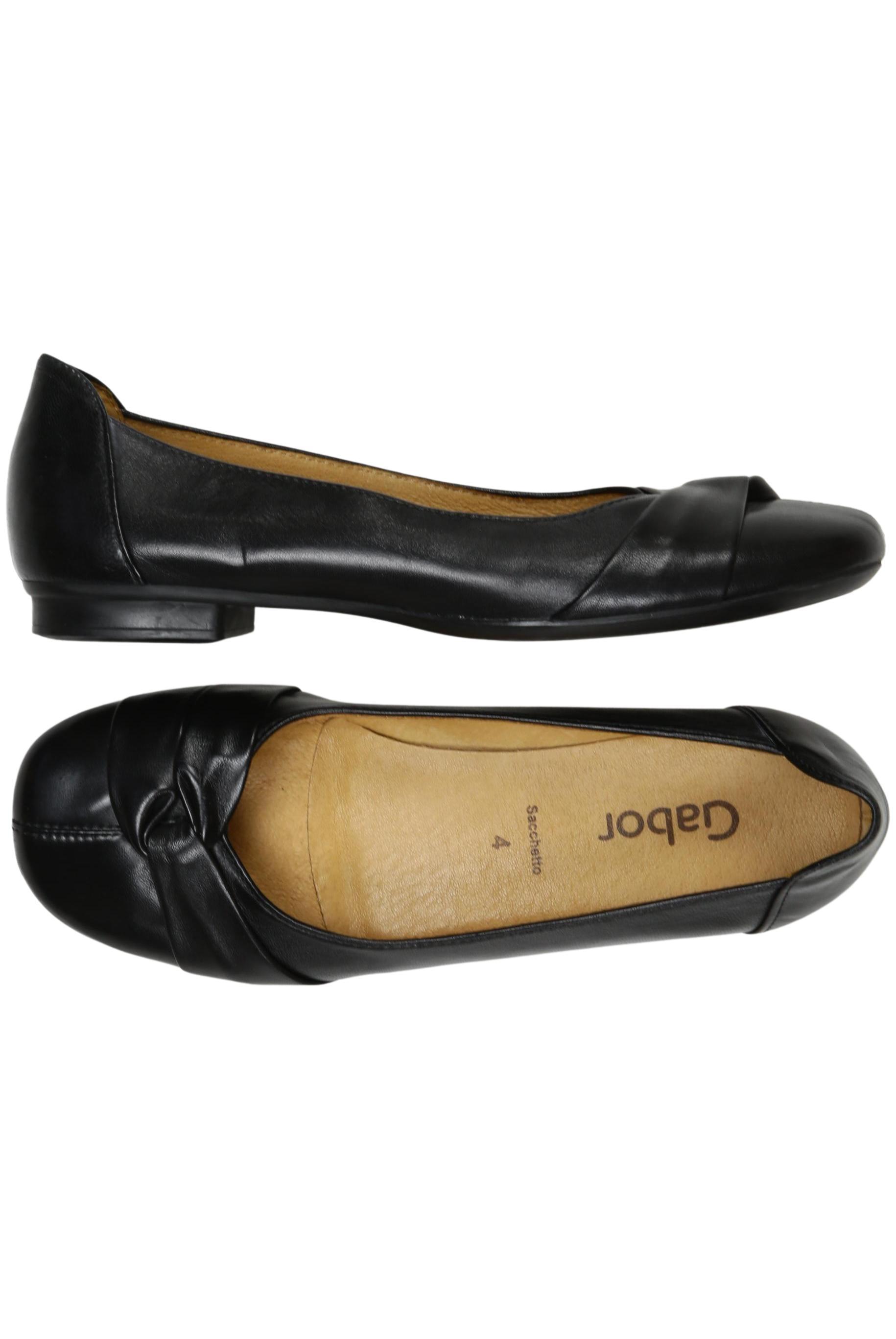 

Gabor Damen Ballerinas, schwarz, Gr. 4