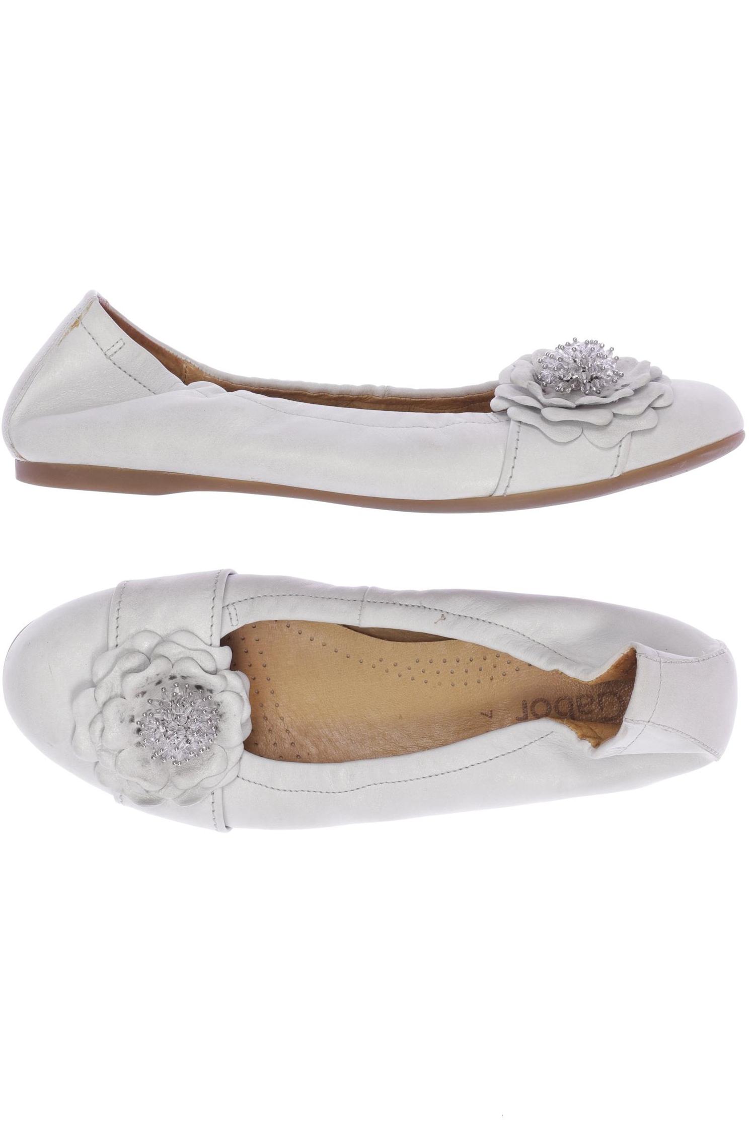 

Gabor Damen Ballerinas, weiß, Gr. 7
