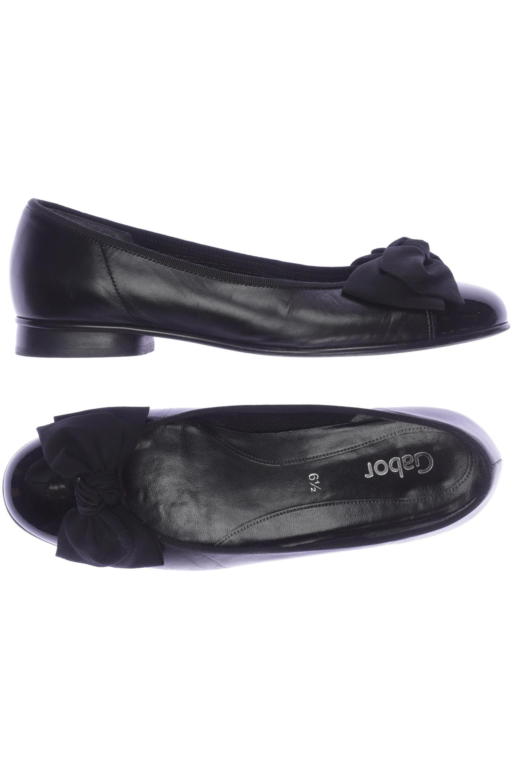 

Gabor Damen Ballerinas, schwarz, Gr. 6.5