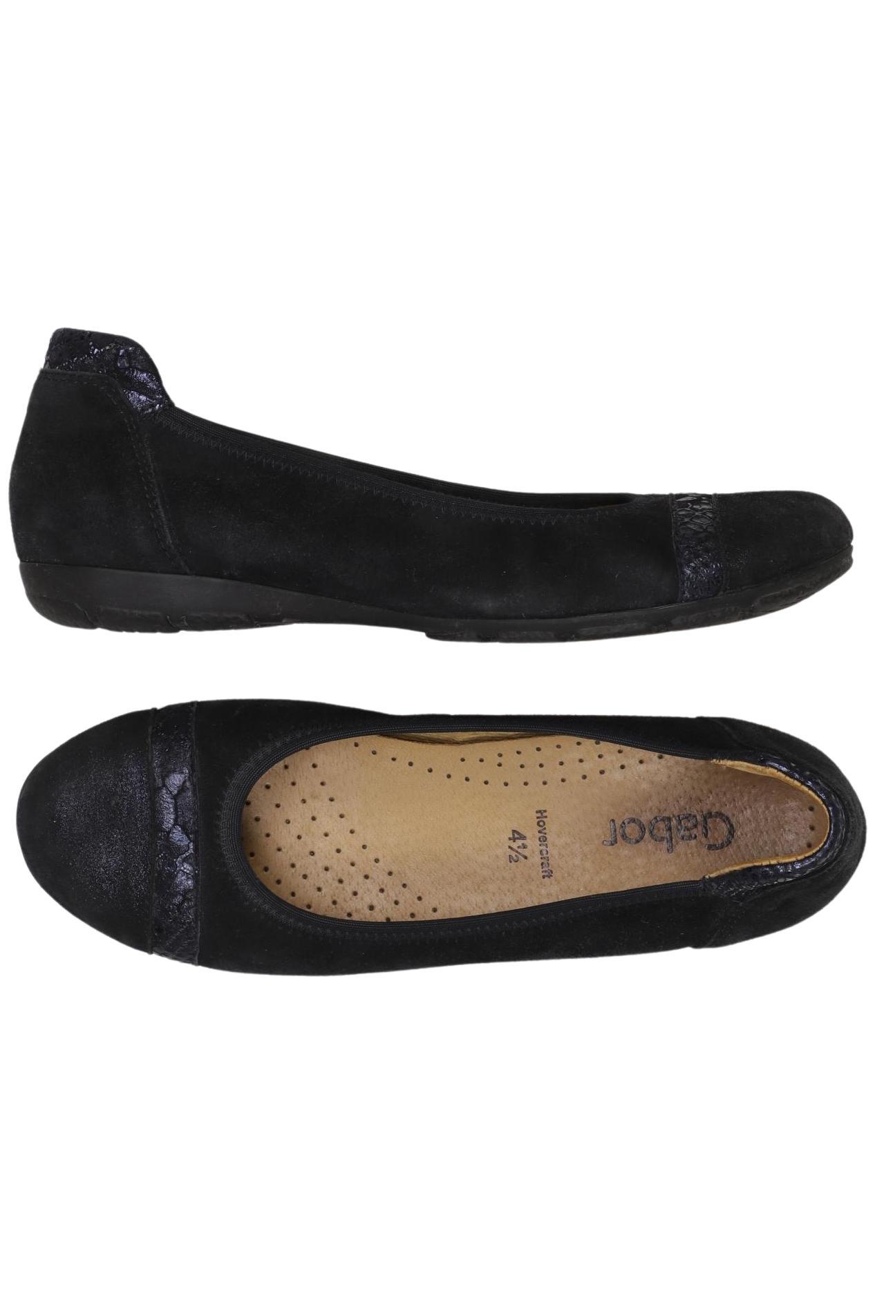

Gabor Damen Ballerinas, schwarz, Gr. 4.5