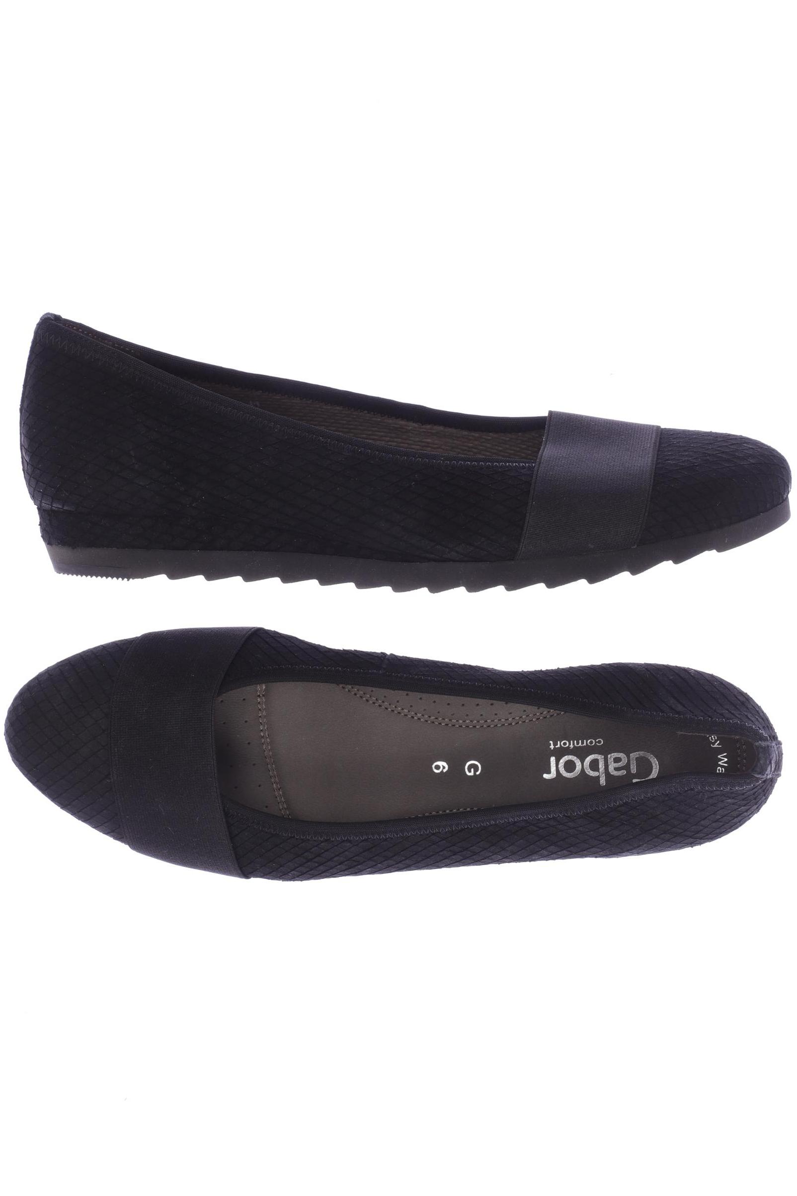 

Gabor Damen Ballerinas, schwarz, Gr. 6