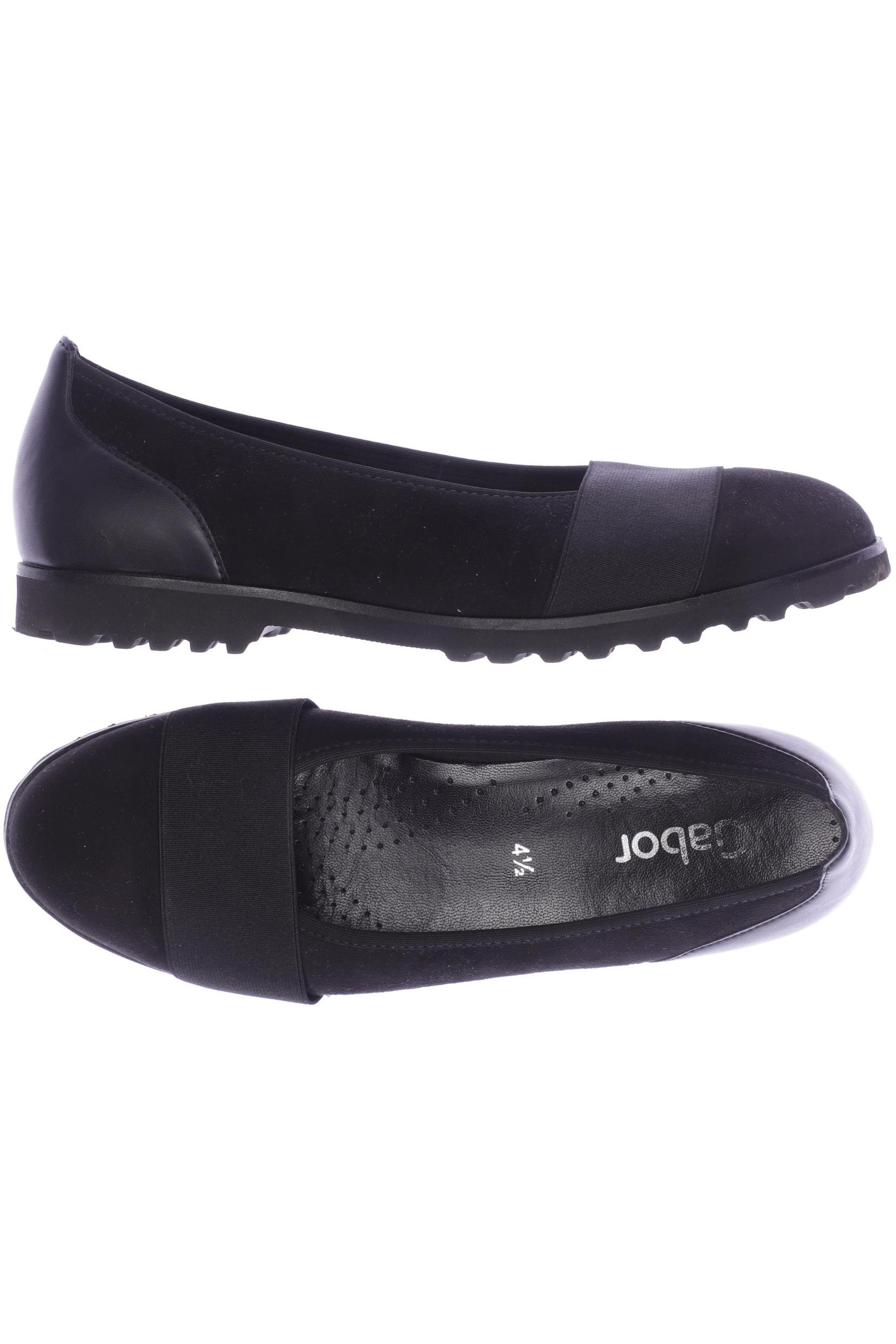 

Gabor Damen Ballerinas, schwarz, Gr. 4.5
