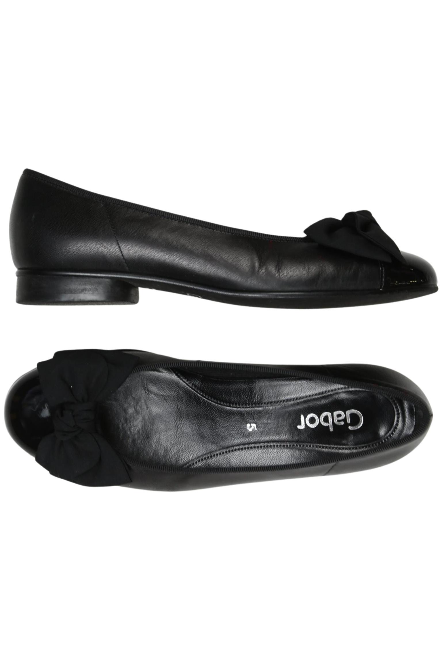 

Gabor Damen Ballerinas, schwarz, Gr. 5