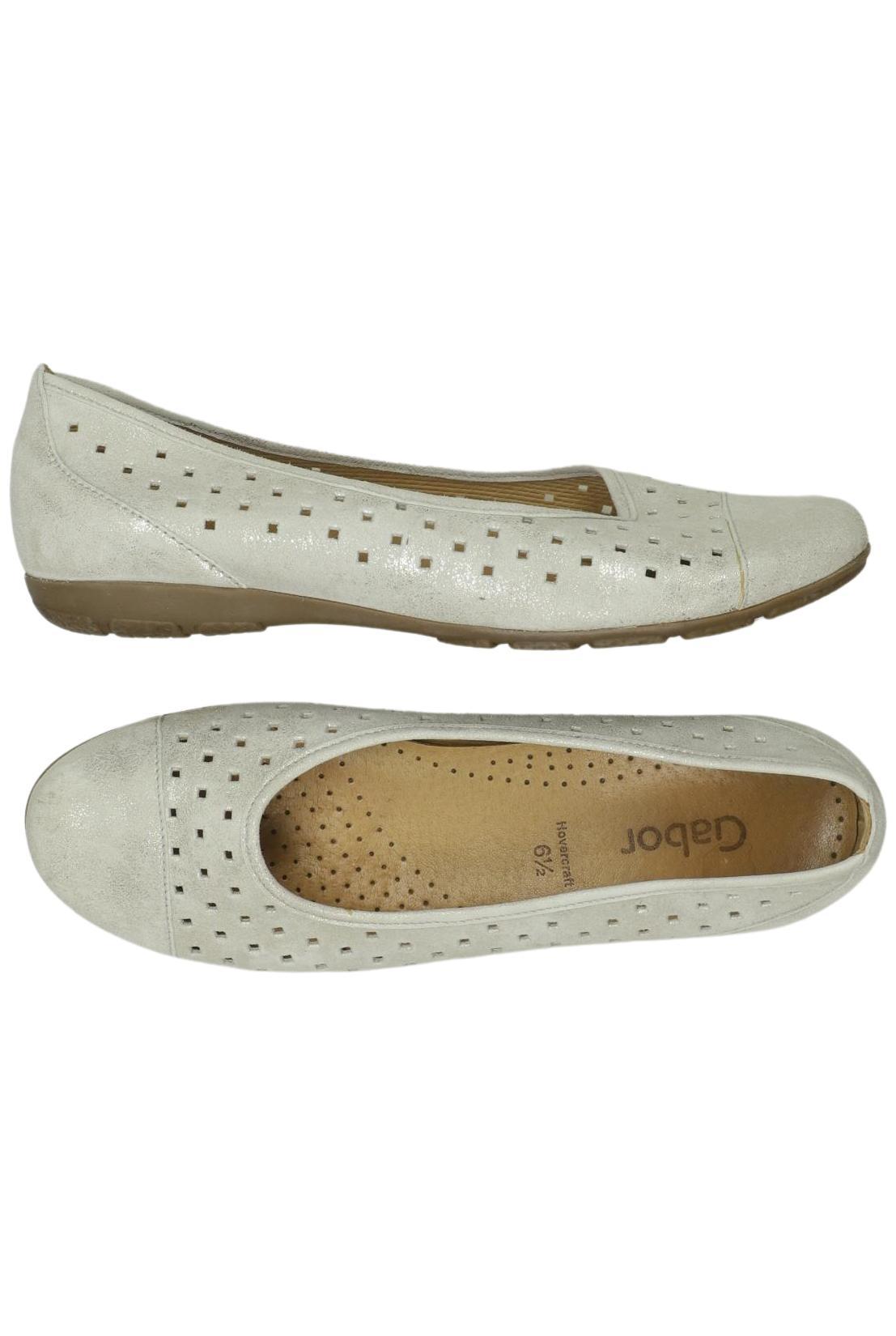

Gabor Damen Ballerinas, cremeweiß, Gr. 6.5